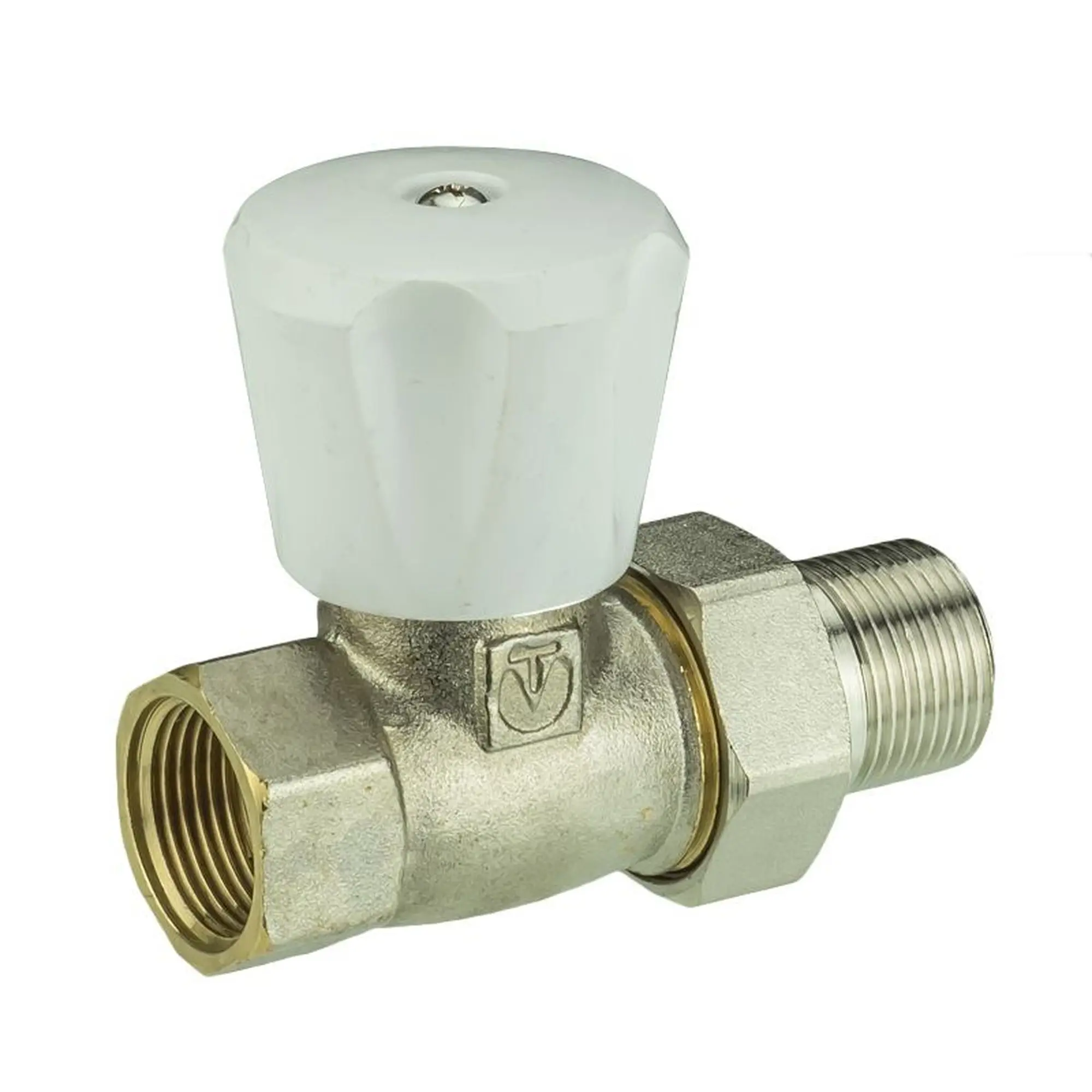 Изображение товара Клапан радиаторный Valtec ручной регулирующий прямой 3/4" компактный