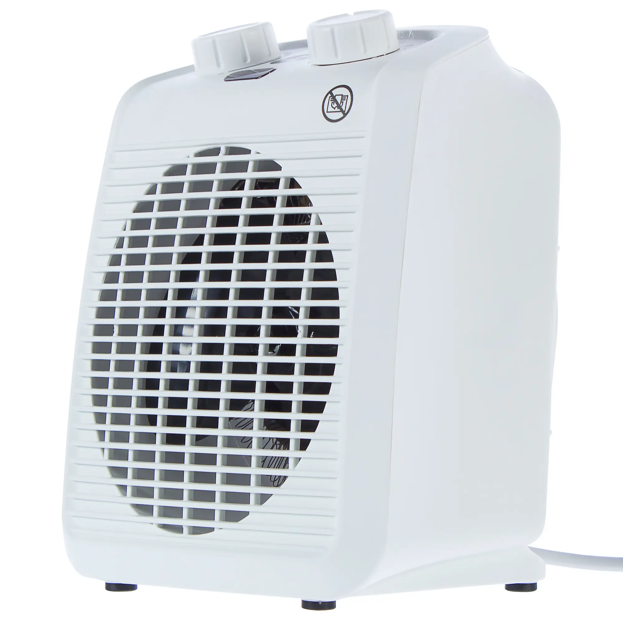 Изображение товара Тепловентилятор спиральный электрический Equation с механическим термостатом, 2000 Вт