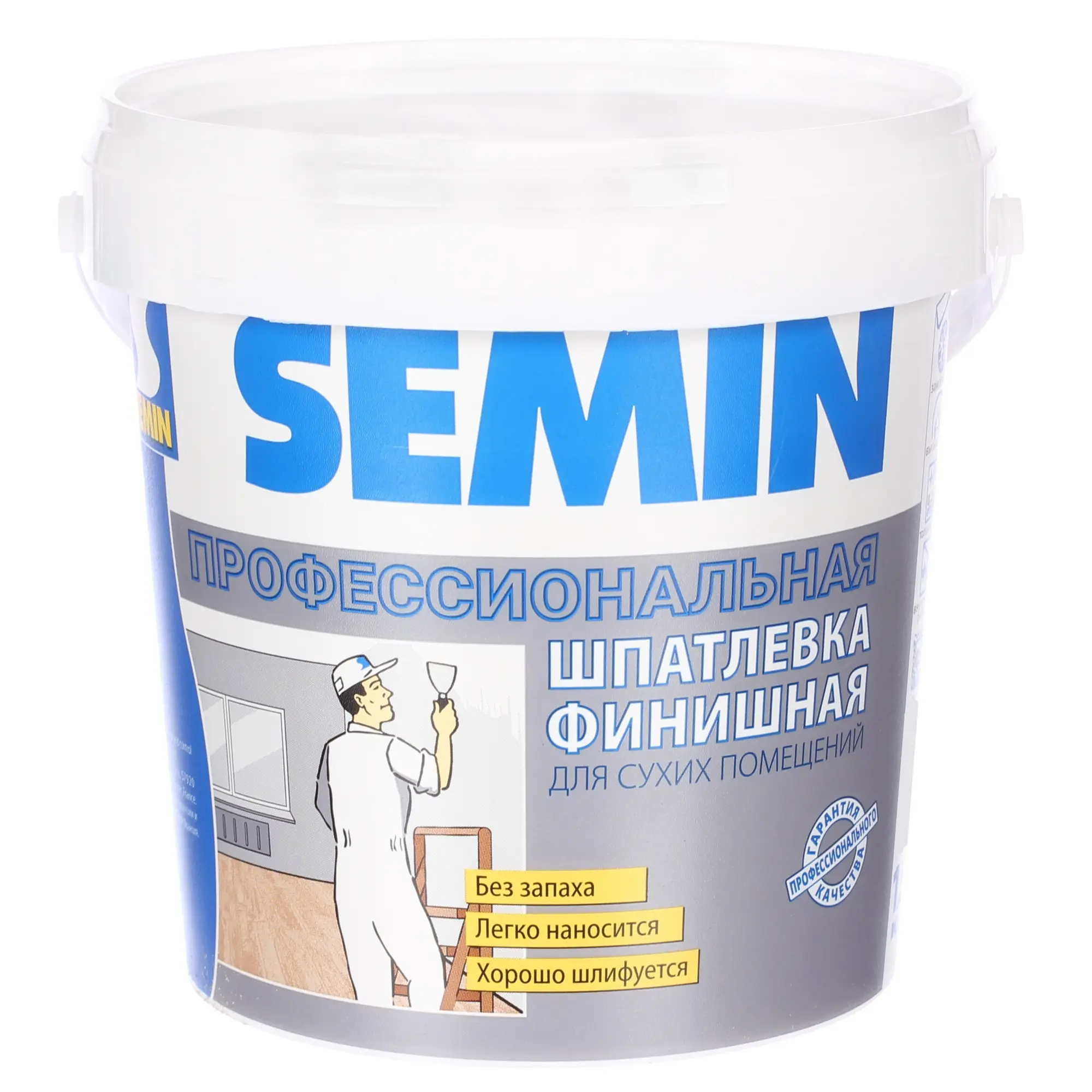 Изображение товара Финишная шпатлевка Semin 1.5 кг для внутренних помещений