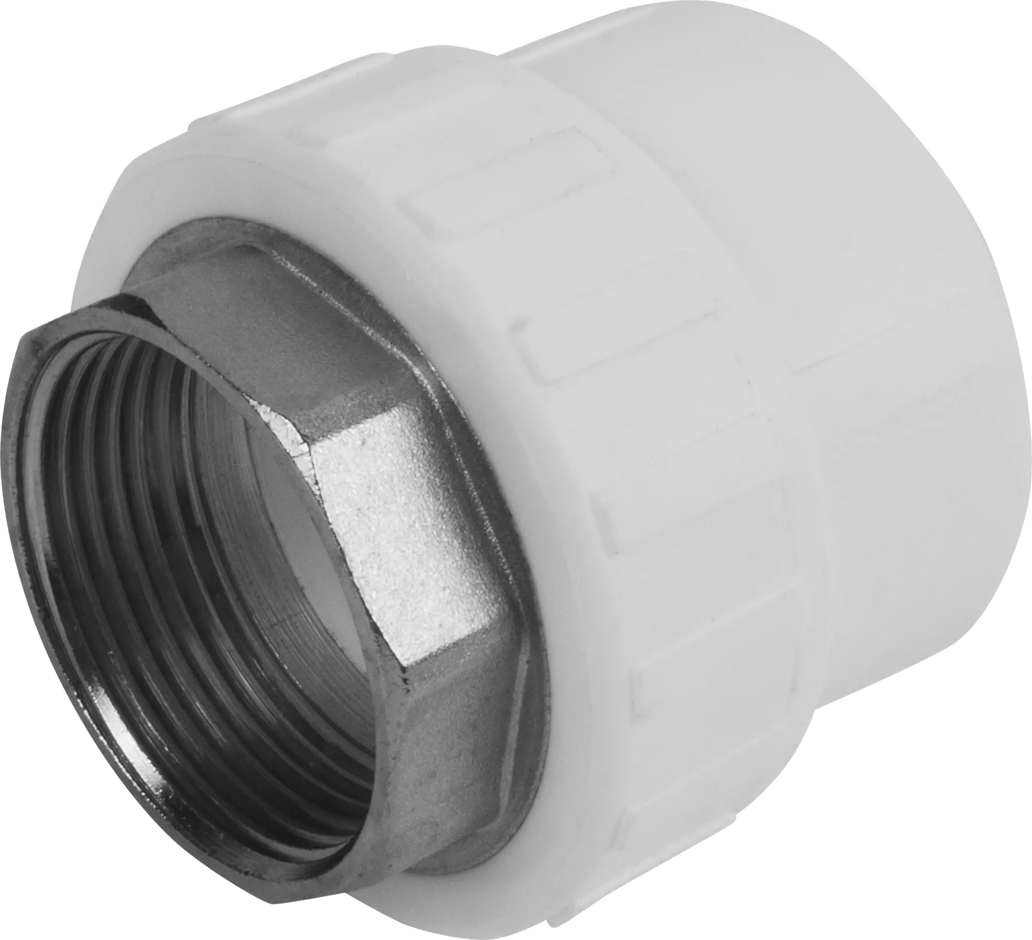 Изображение товара Муфта комбинированная Политэк 1 1/4"x40 мм ВР полипропилен