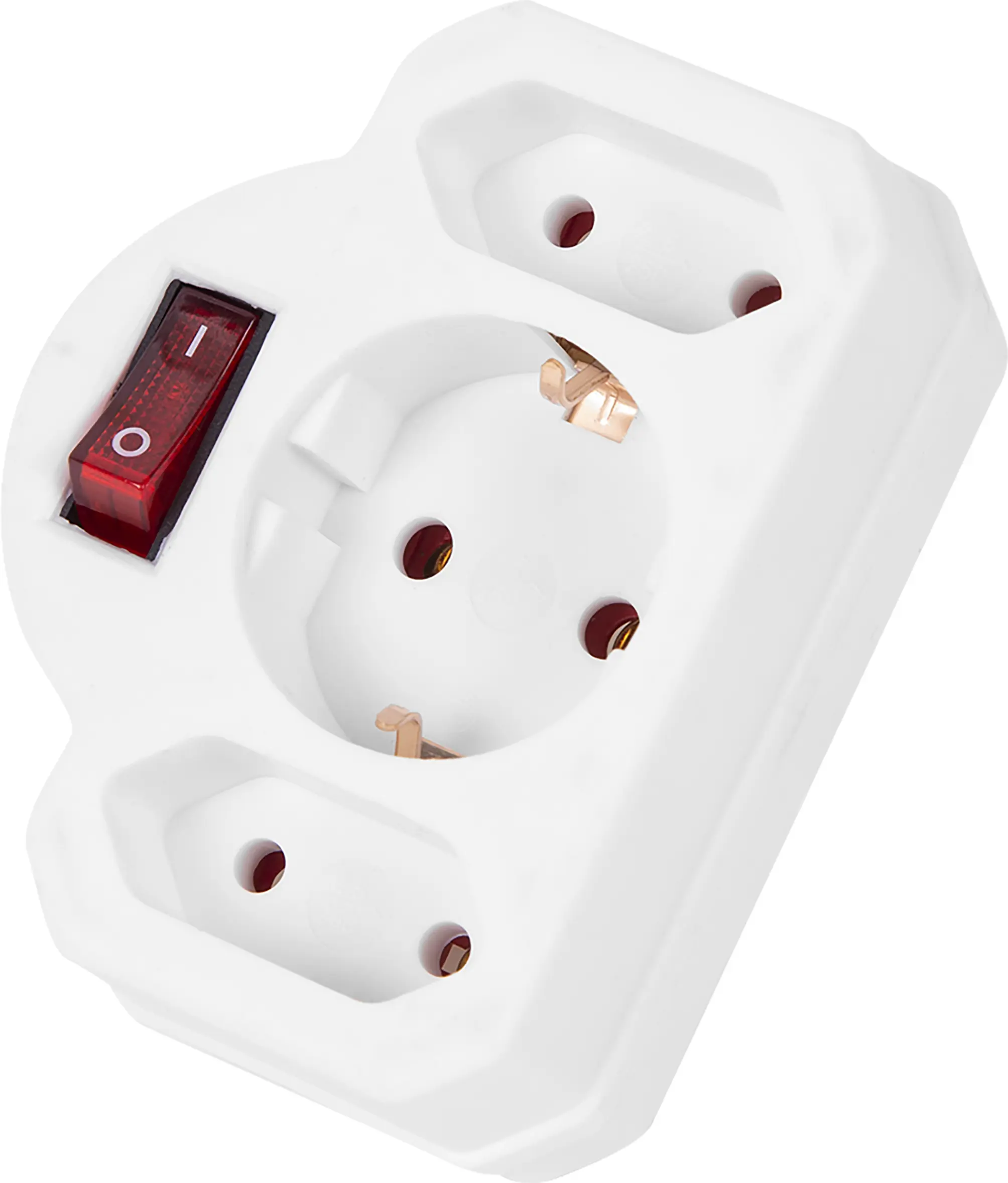 Изображение товара Разветвитель Старт SA1/3-ZV1 3 розетки 16 А цвет белый