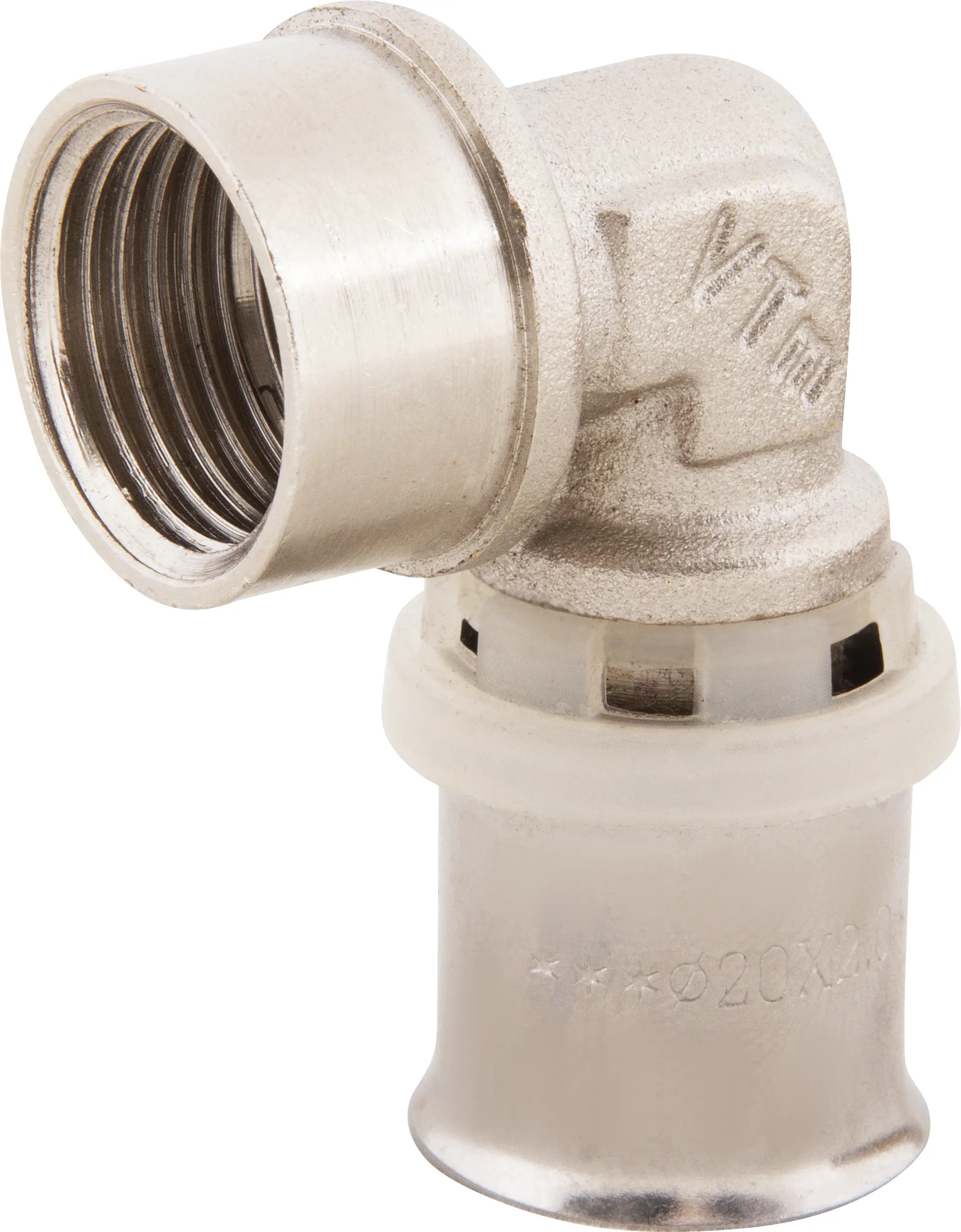 Изображение товара Угол комбинированный 90° Valtec 1/2"x20 мм ВР латунь VTM.252.N.002004