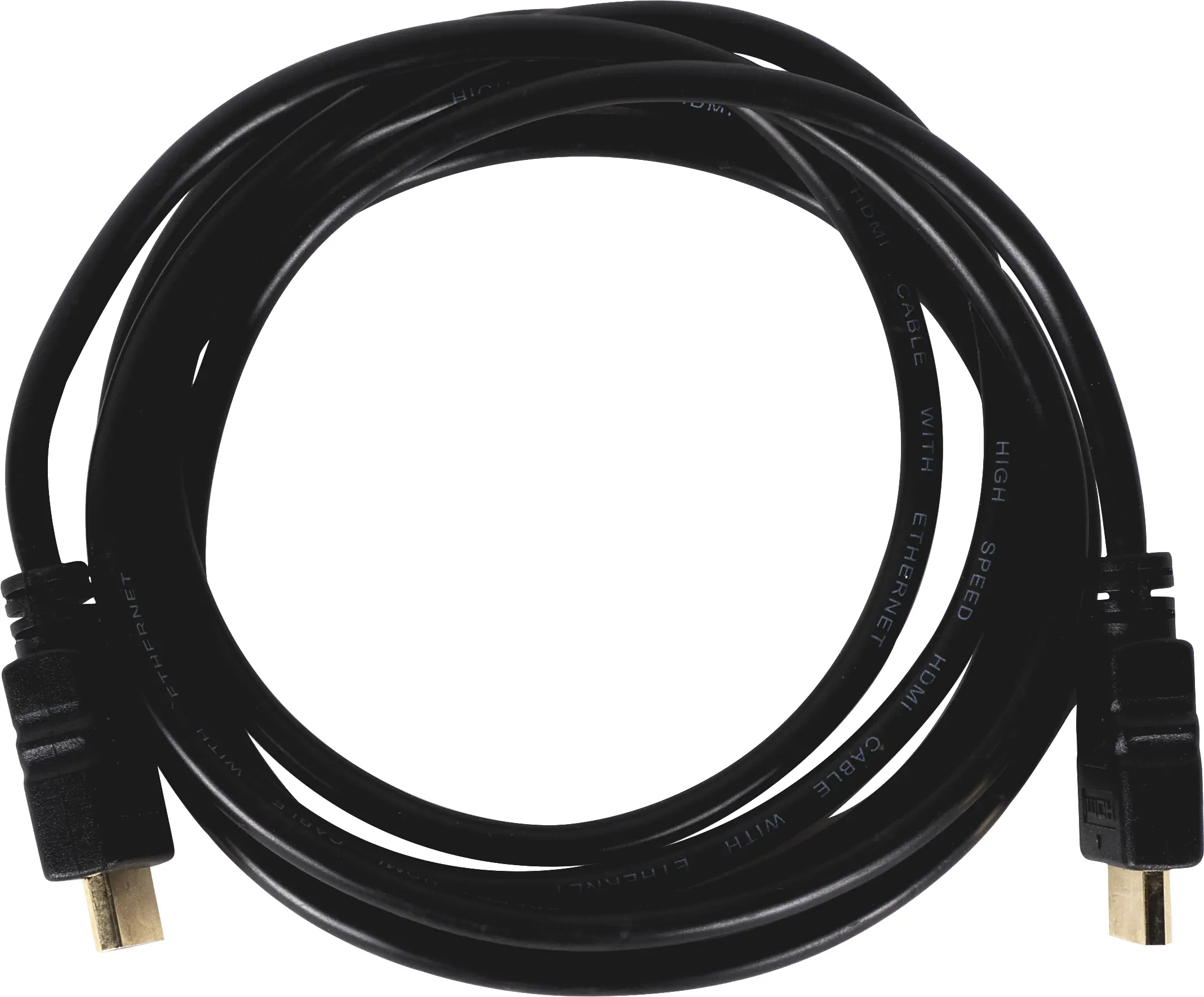 Изображение товара Кабель HDMI 3D Oxion «Стандарт» 2 м, ПВХ/медь, цвет чёрный