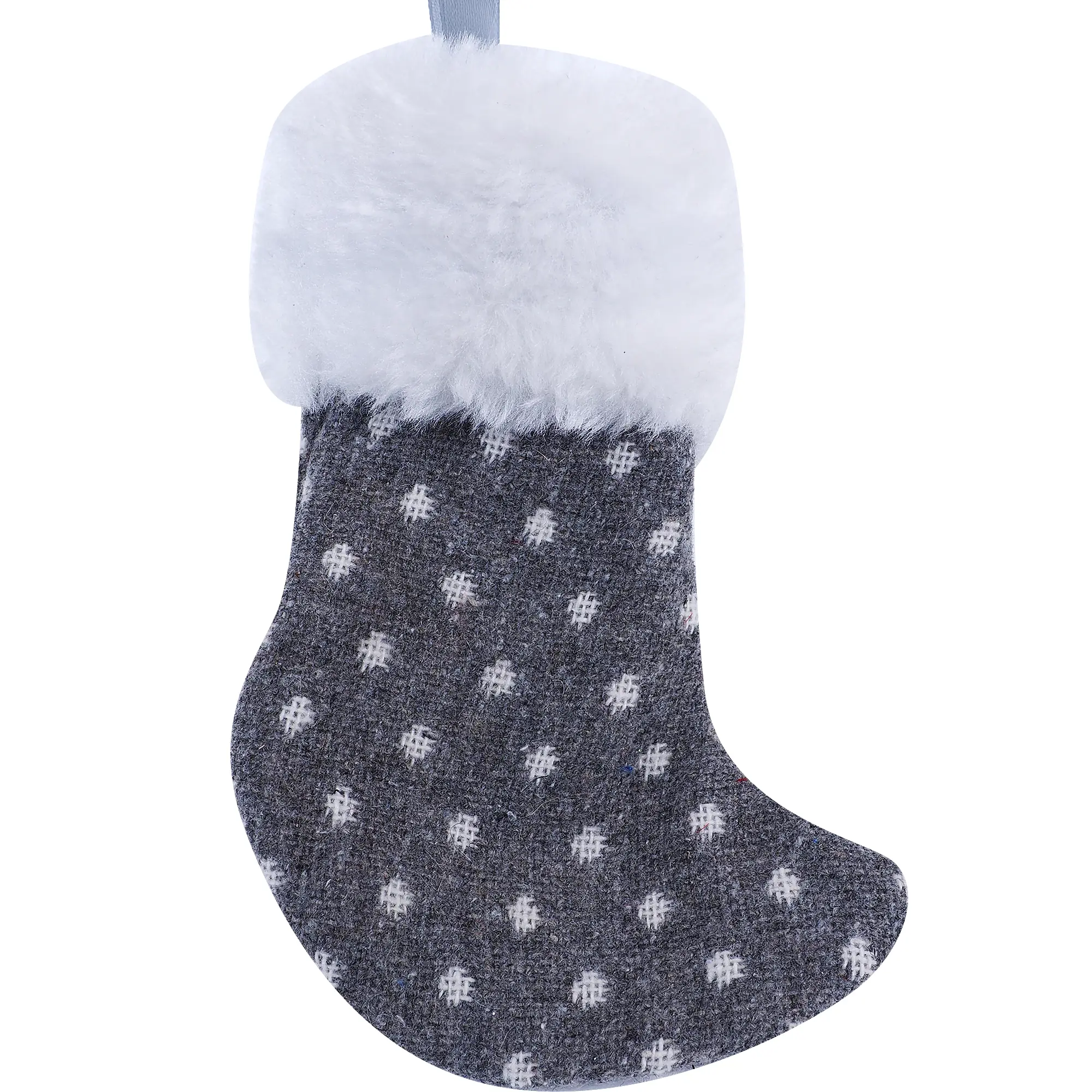 Изображение товара Ёлочное украшение «Носок серый»