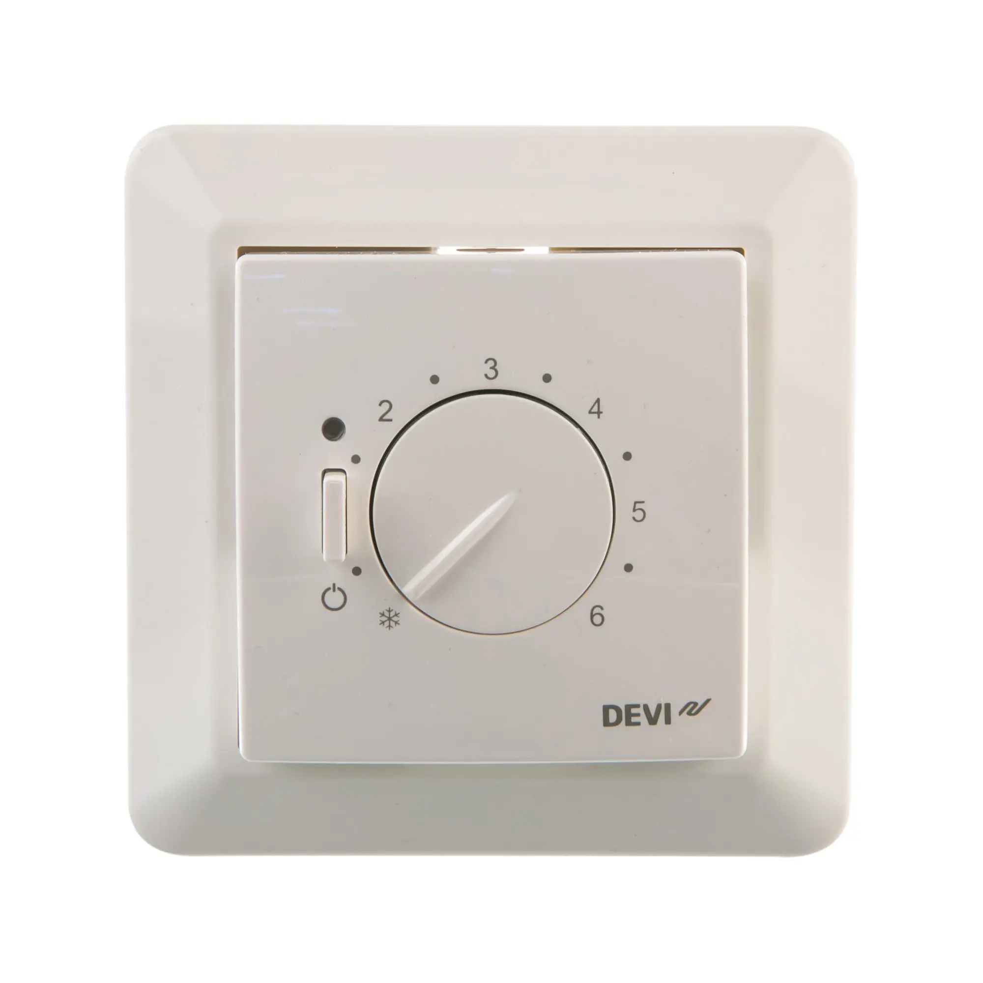 Изображение товара Терморегулятор для теплого пола Devireg 530 механический цвет белый