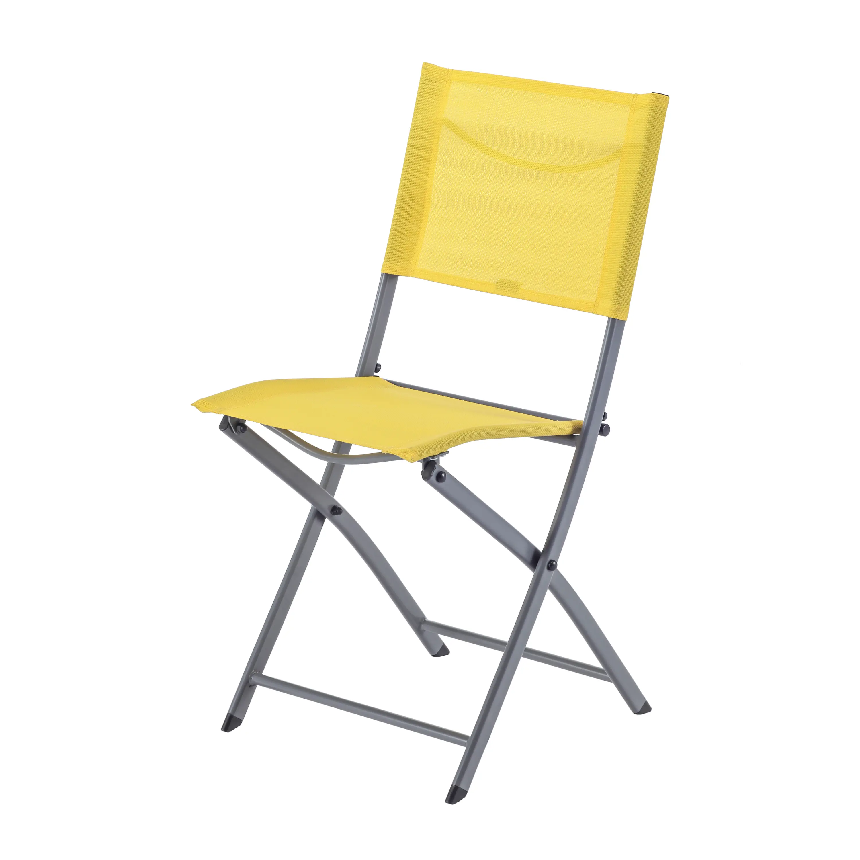 Изображение товара Складной садовый стул Naterial Emys Origami желтый для дачи и сада