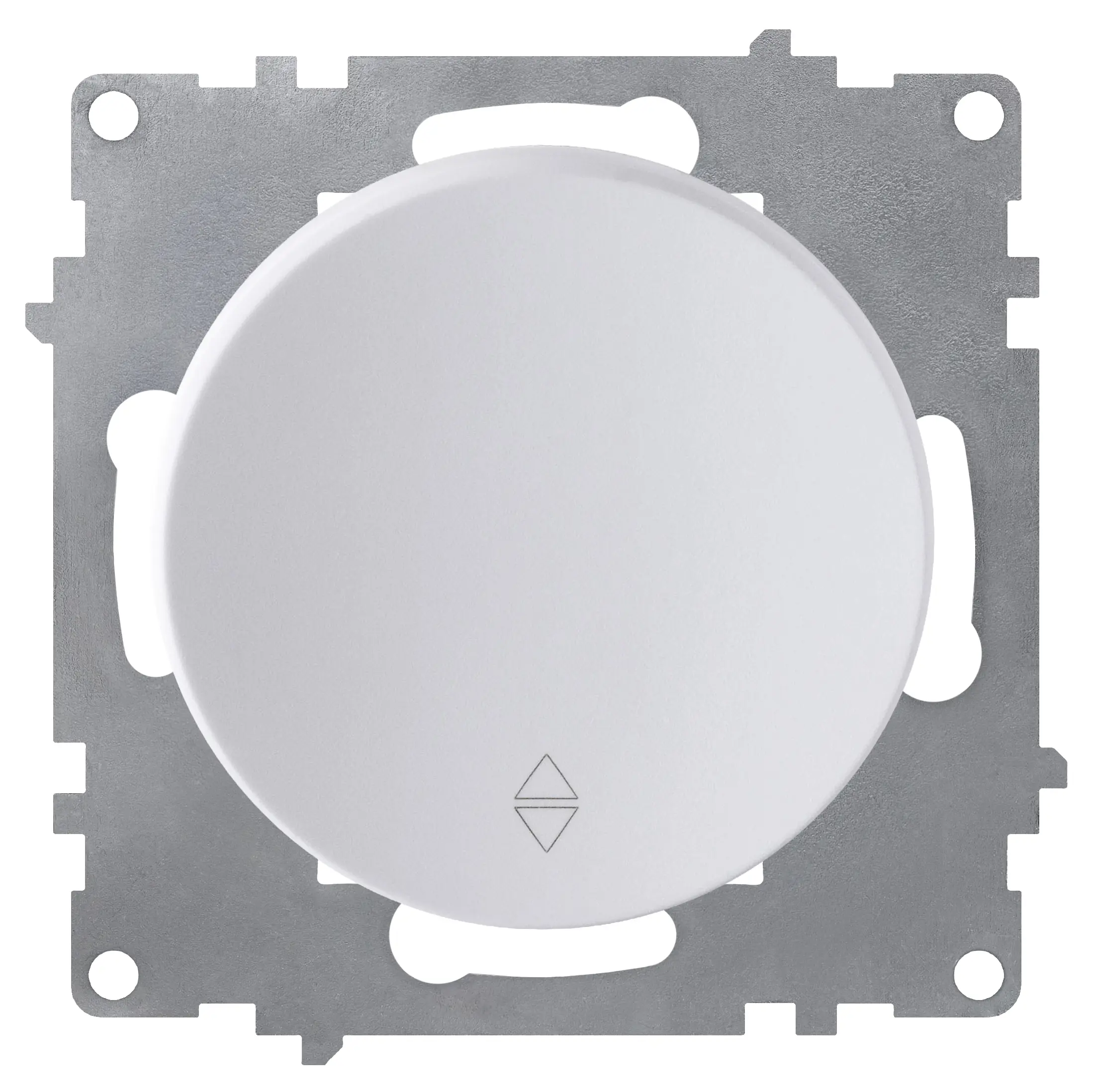 Изображение товара Выключатель проходной встраиваемый Florence 1 клавиша белый