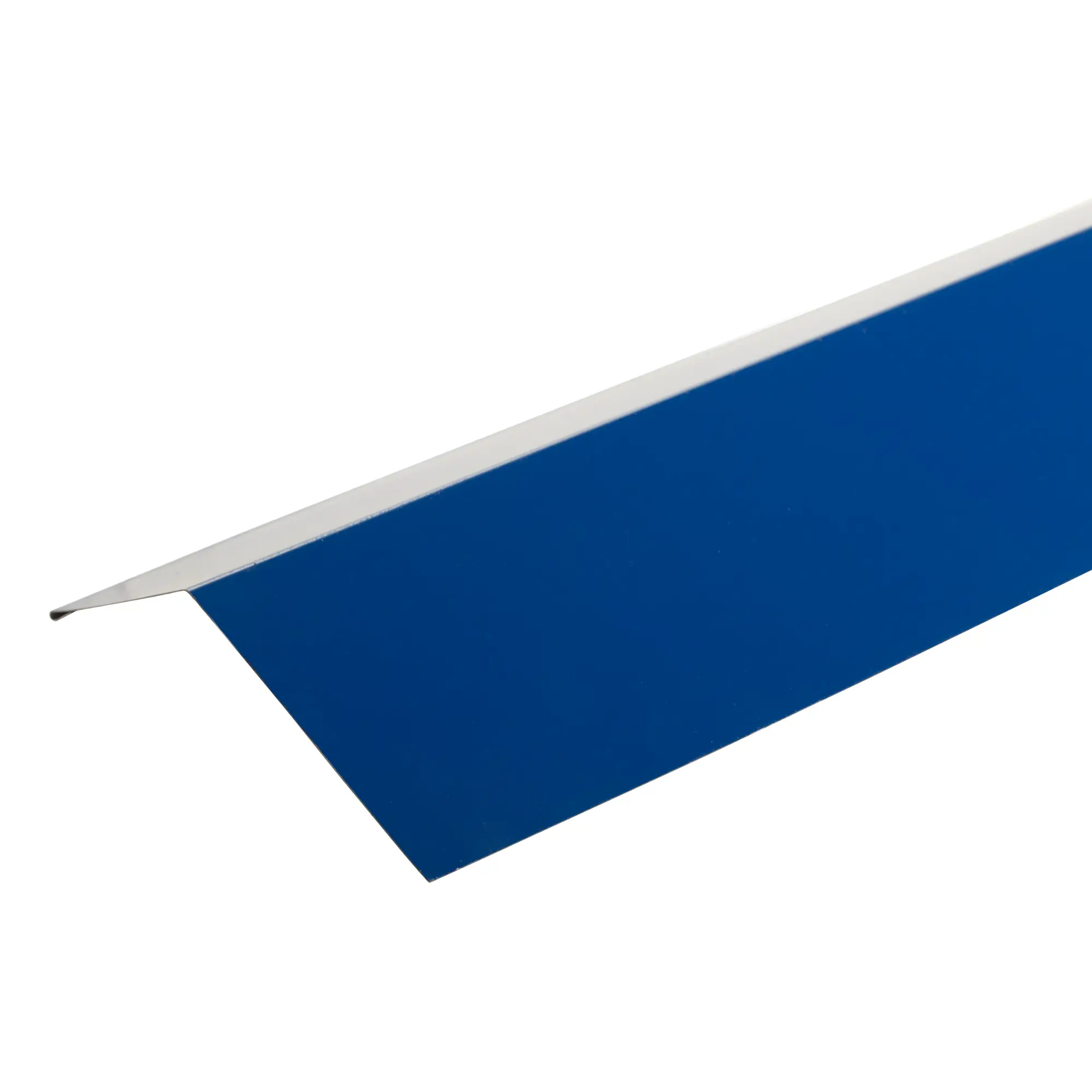 Изображение товара Планка примыкания верхняя с полиэстеровым покрытием синяя 2 м
