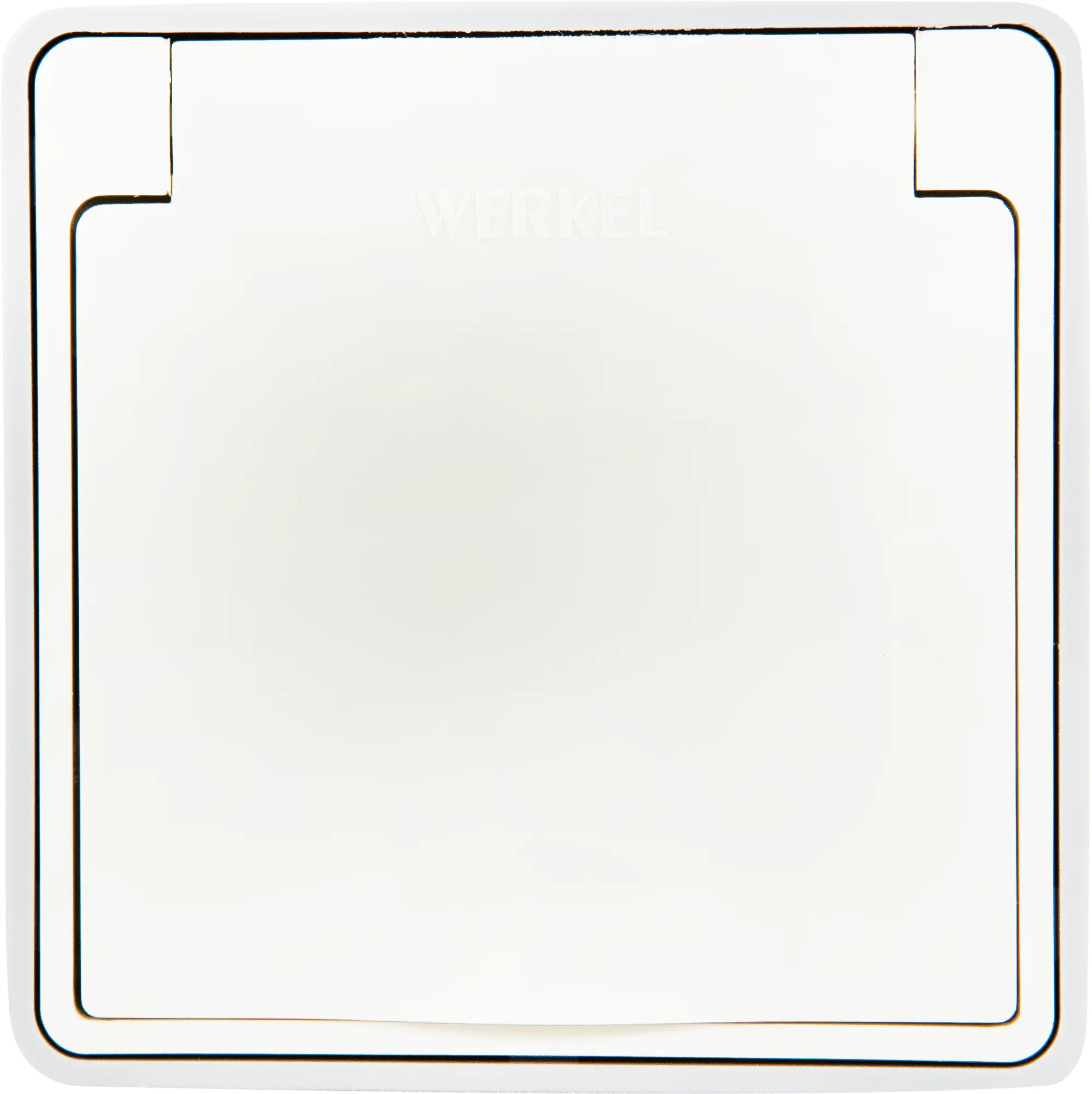 Изображение товара Влагозащищенная накладная розетка Werkel Gallant с заземлением IP44 слоновая кость