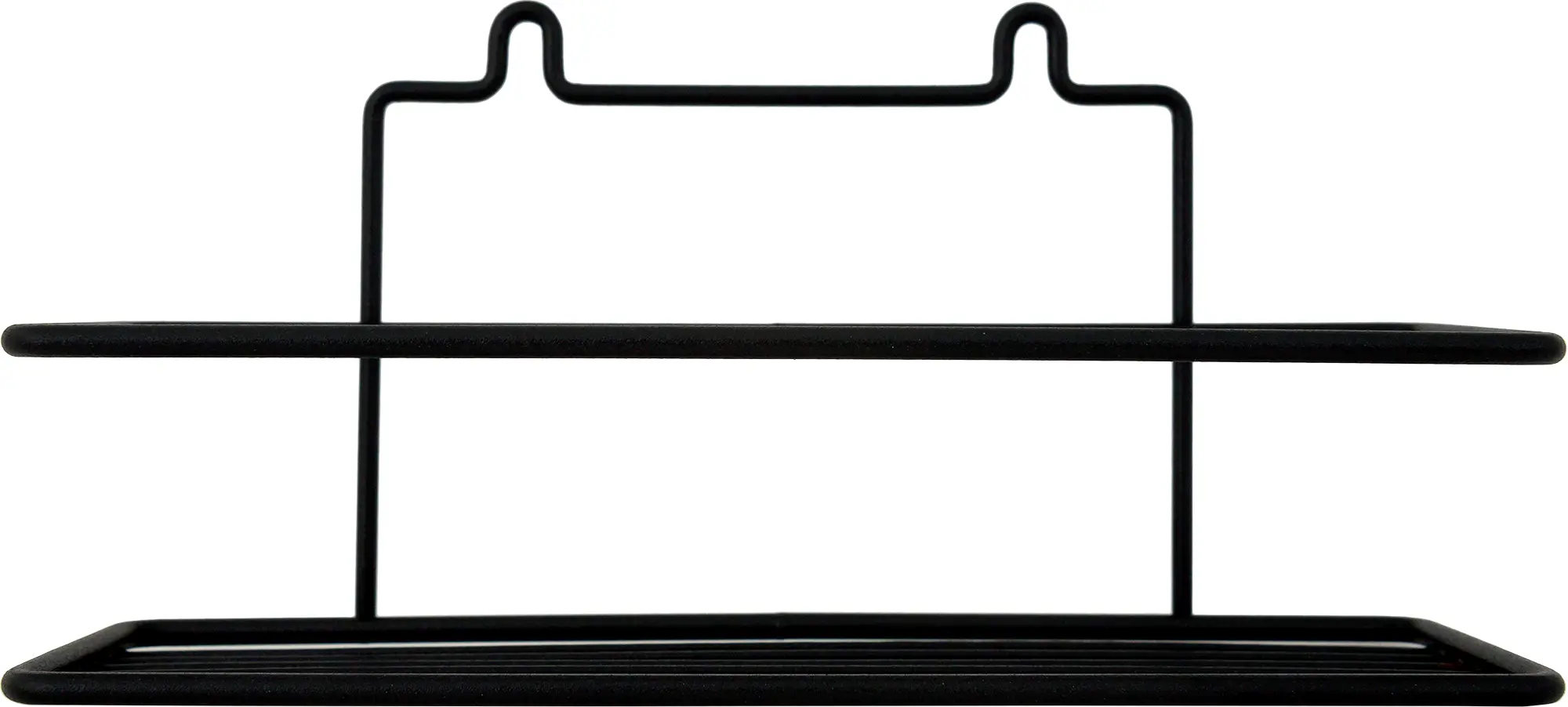 Изображение товара Полка для ванной 25x8.5x12.5 см цвет чёрный