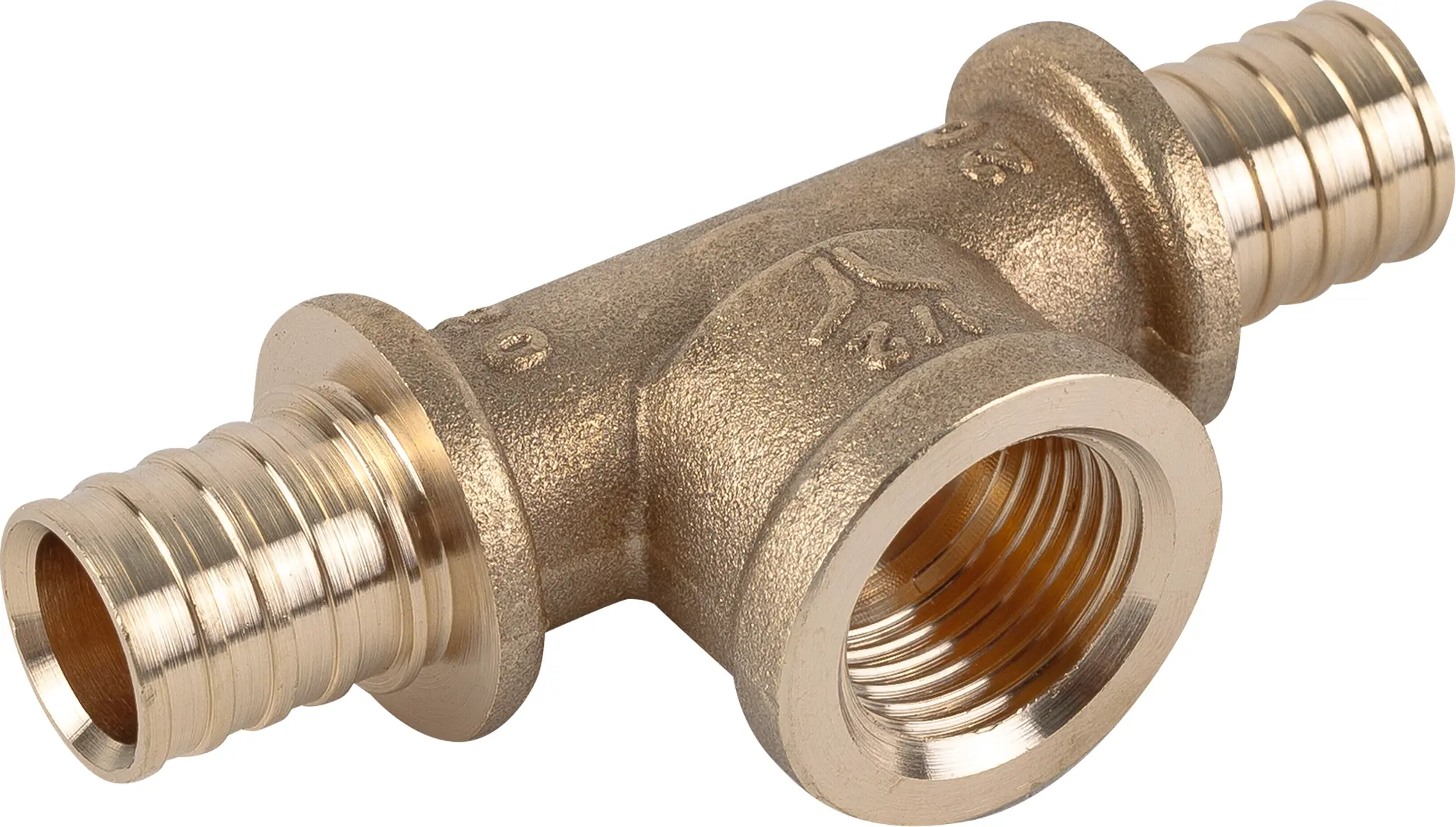 Изображение товара Тройник комбинированный Pro Aqua 20x1/2"x20 мм ВР латунь AX9201220