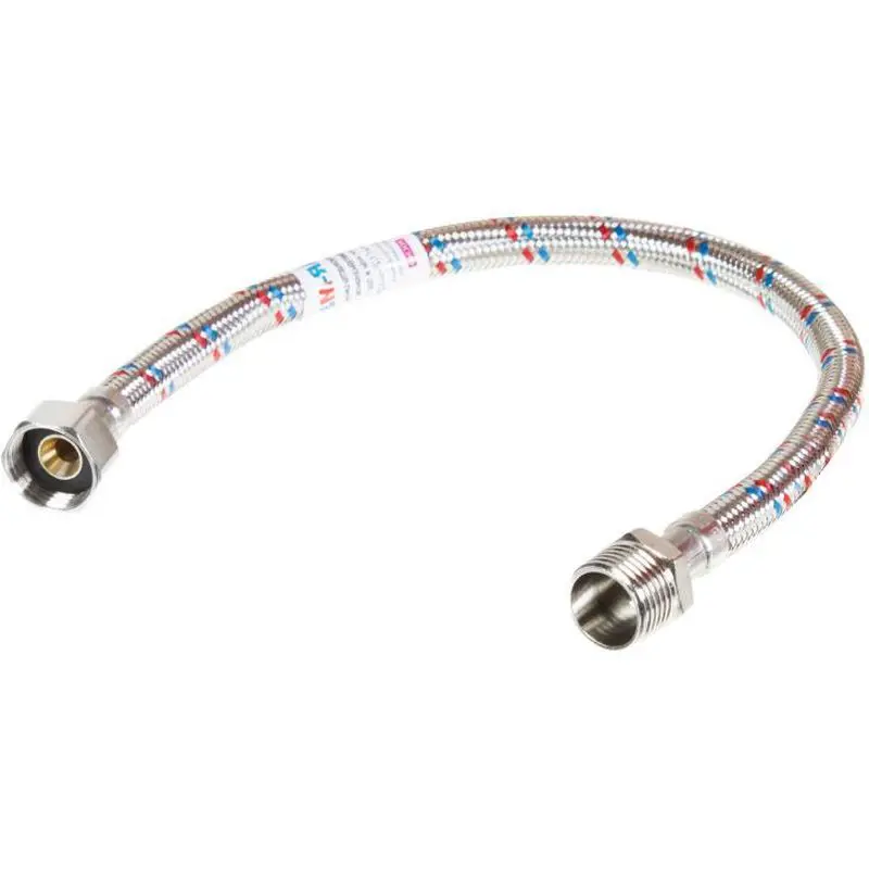 Изображение товара Гибкая подводка для воды 1/2" штуцер-гайка 40 см