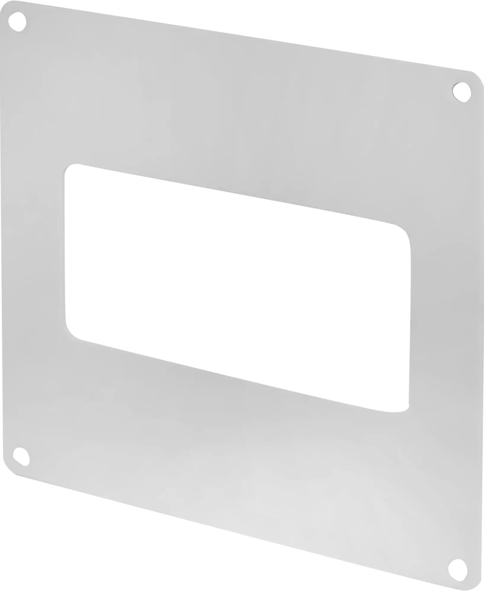 Изображение товара Пластина настенная для плоских воздуховодов Equation 55x110 мм пластик