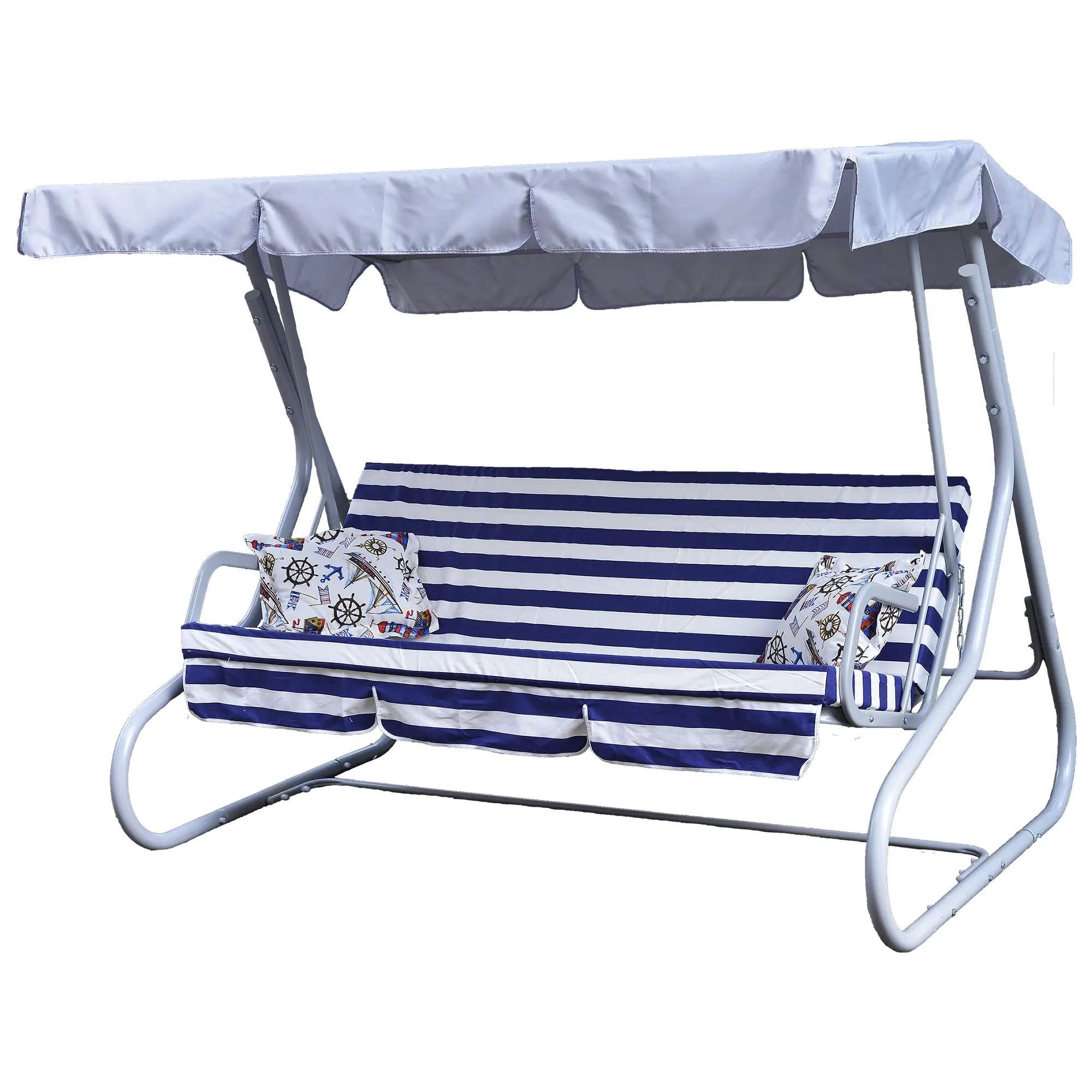 Изображение товара Качели садовые "Бриз" с подушками и стальной конструкцией