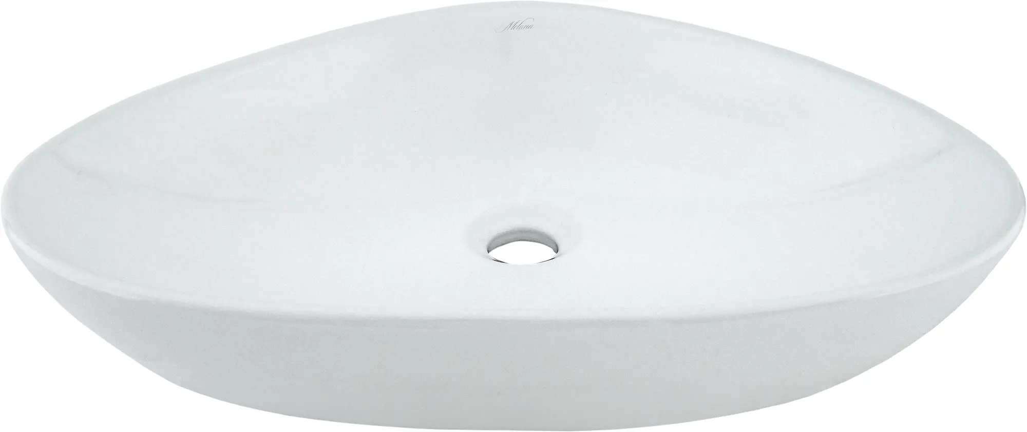 Изображение товара Раковина накладная Melana MLN-7472B овальная белая 59 см