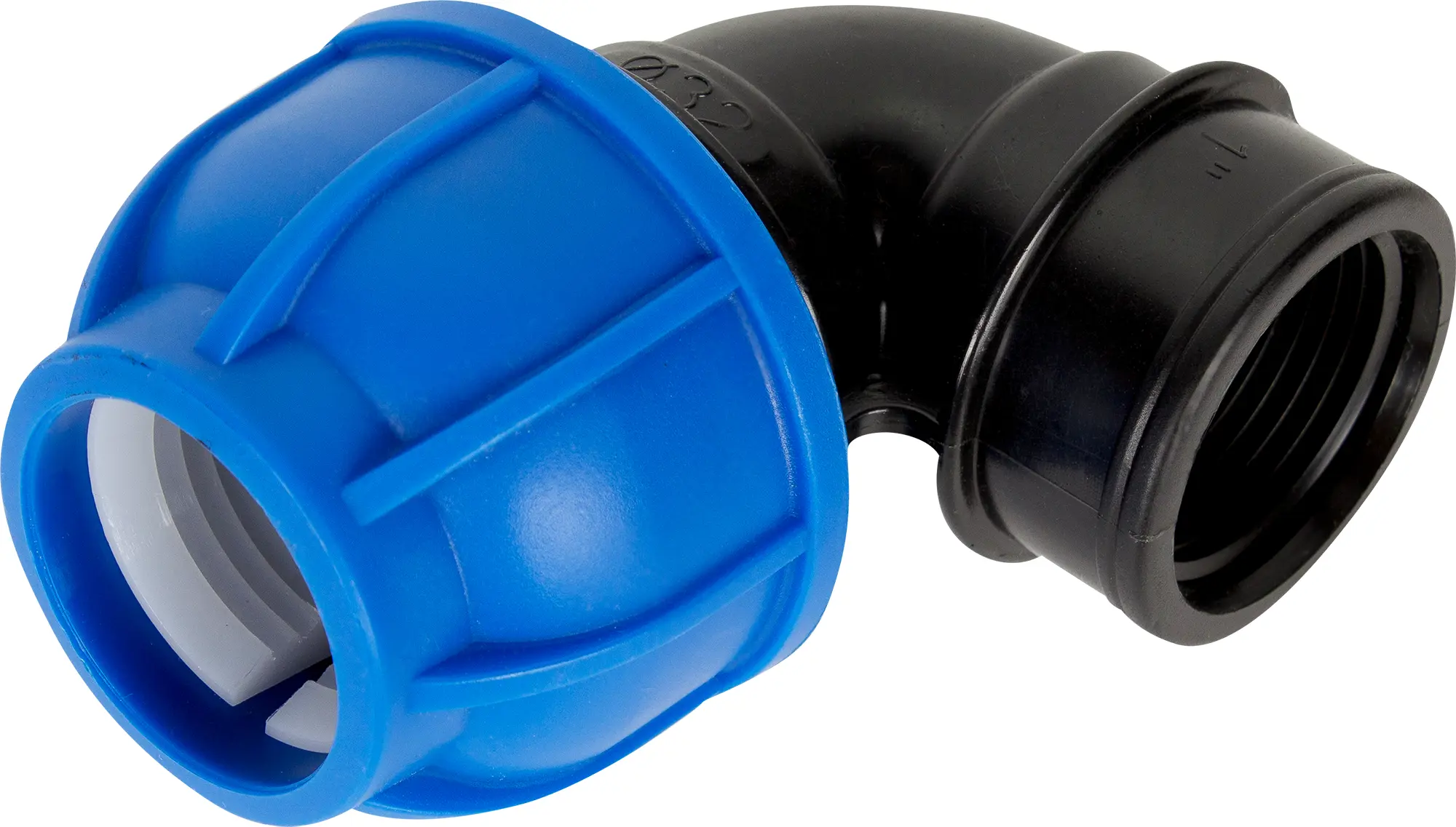 Изображение товара Отвод ПНД Unio ø1"х32 мм внутренняя резьба