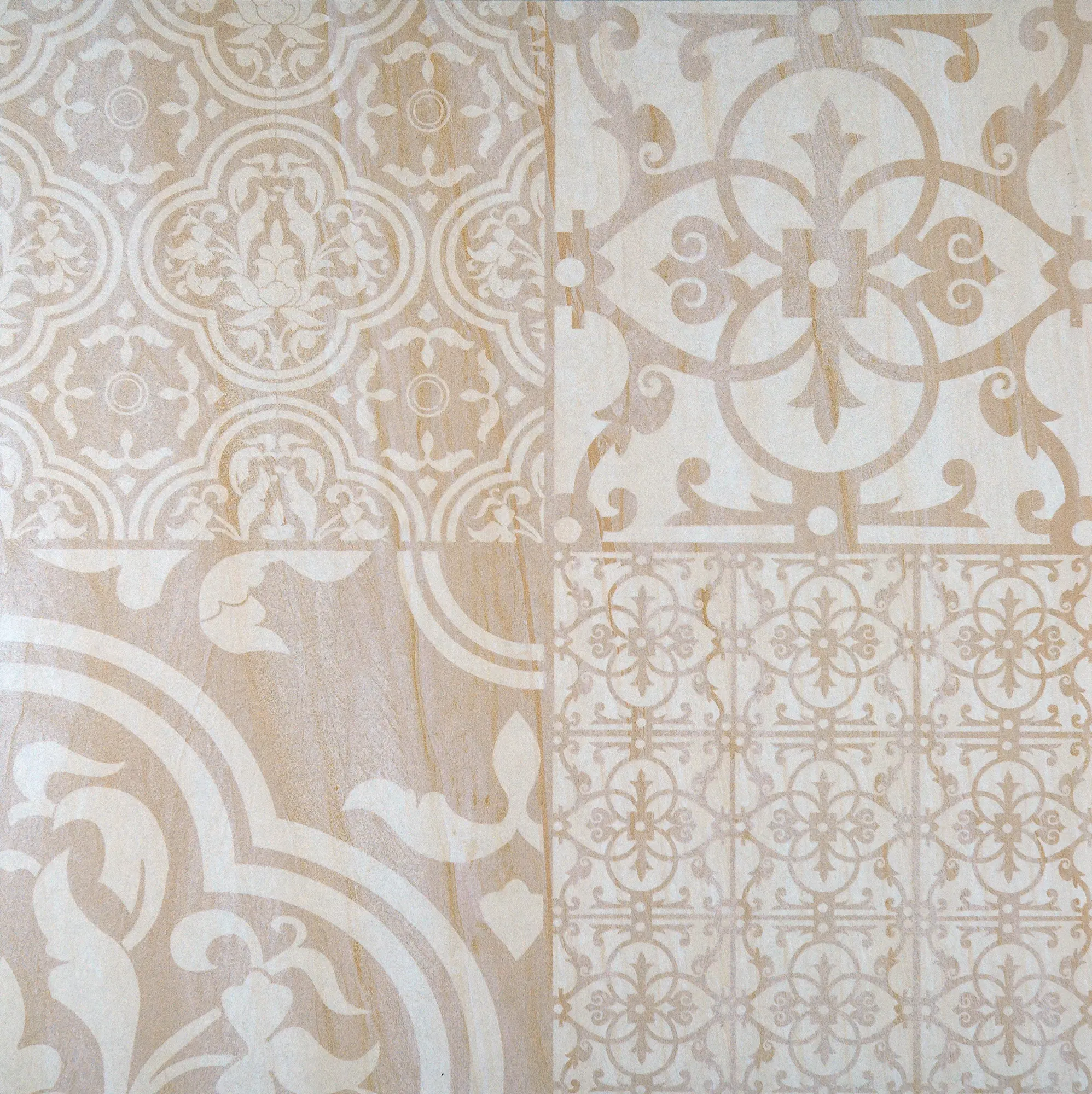 Изображение товара Керамогранит Cersanit Calsta 42x42 см бежевый узор для стен и пола