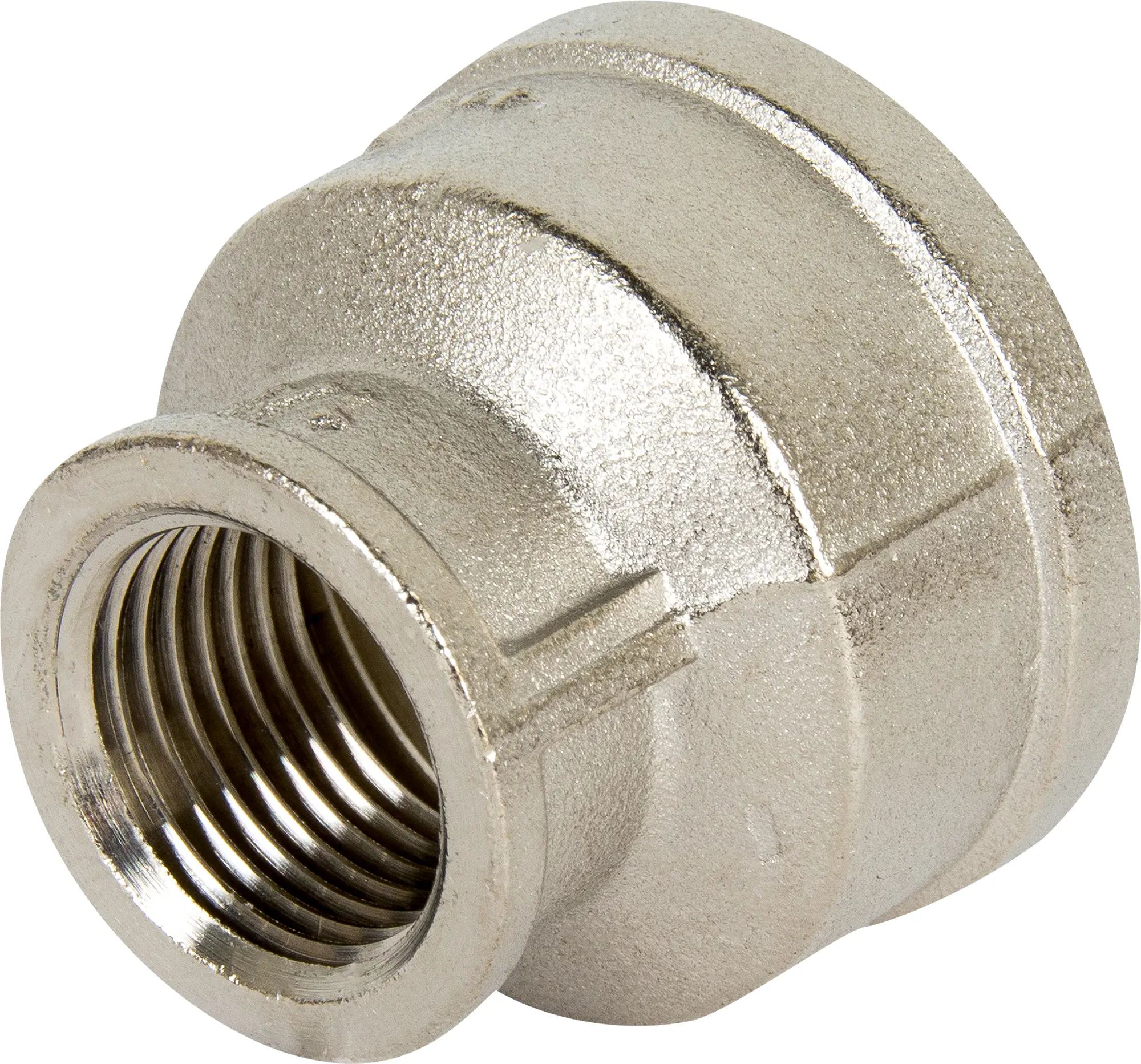 Изображение товара Муфта переходная Valtec внутренняя резьба 1"x1/2" никелированная латунь