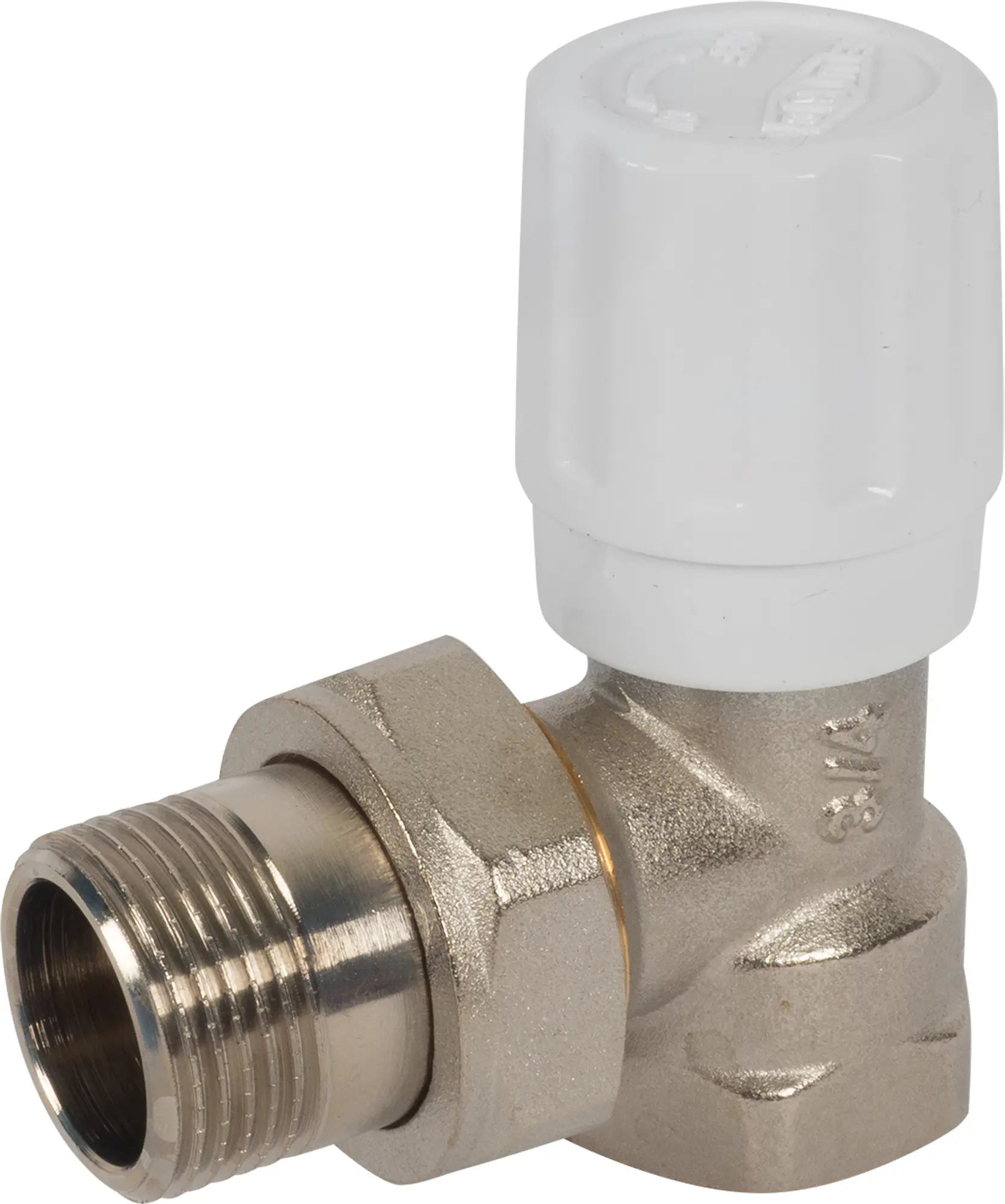 Изображение товара Вентиль регулирующий для радиатора угловой Euros 3/4" латунь