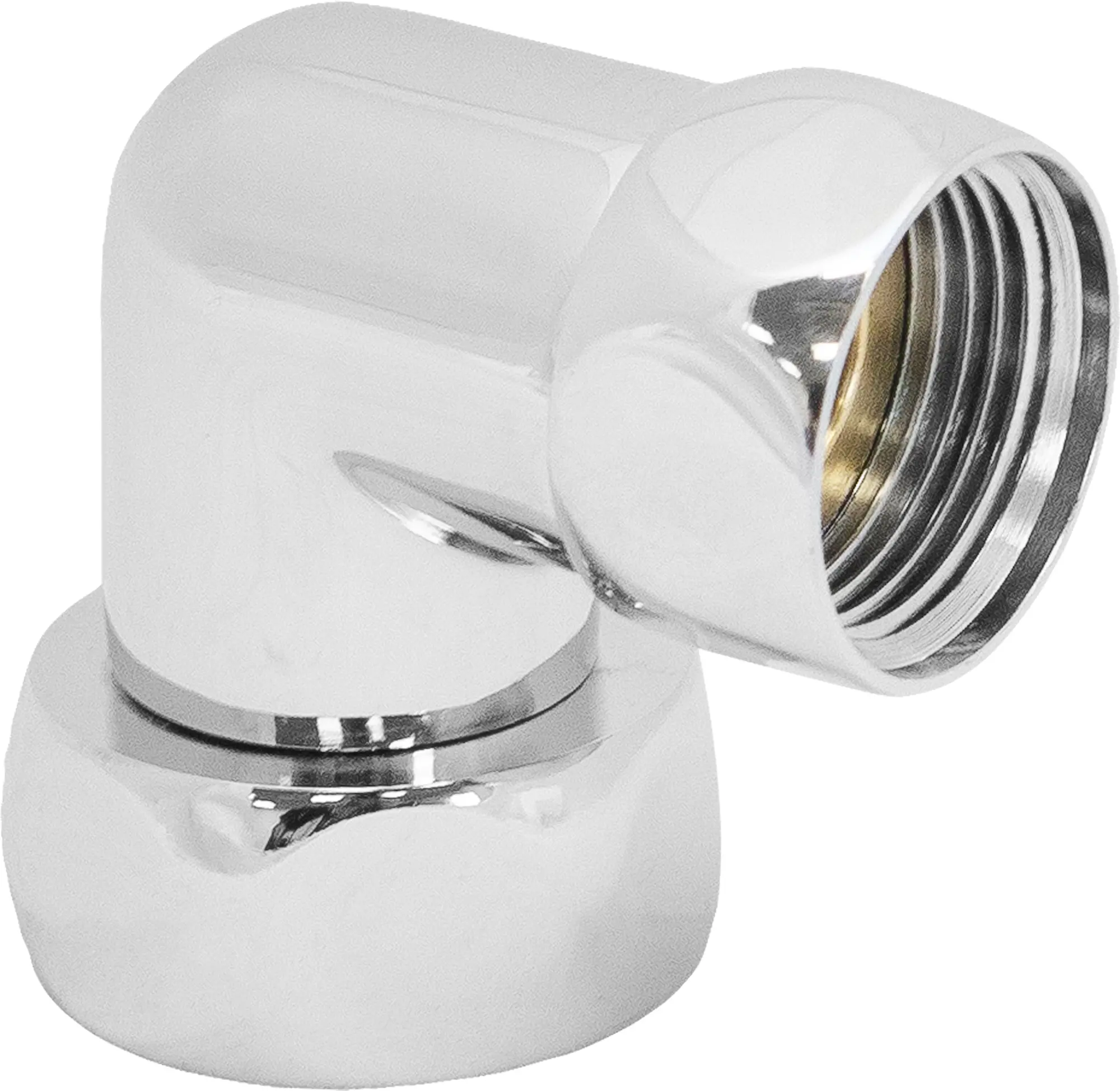 Изображение товара Комплект фитингов угловое соединение гайка-гайка 1"x3/4" ВР латунь