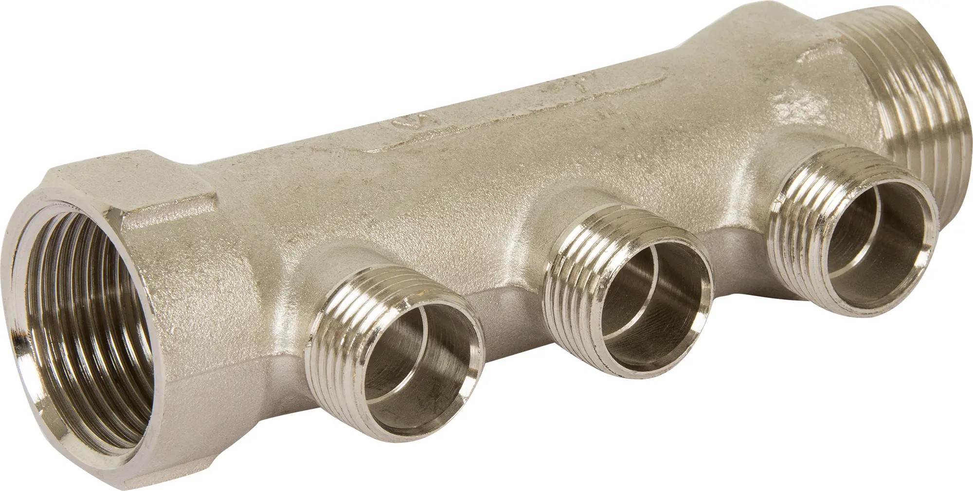 Изображение товара Коллектор с наружной резьбой Valtec на 3 выхода 1"x1/2" VTc.500.N.0603