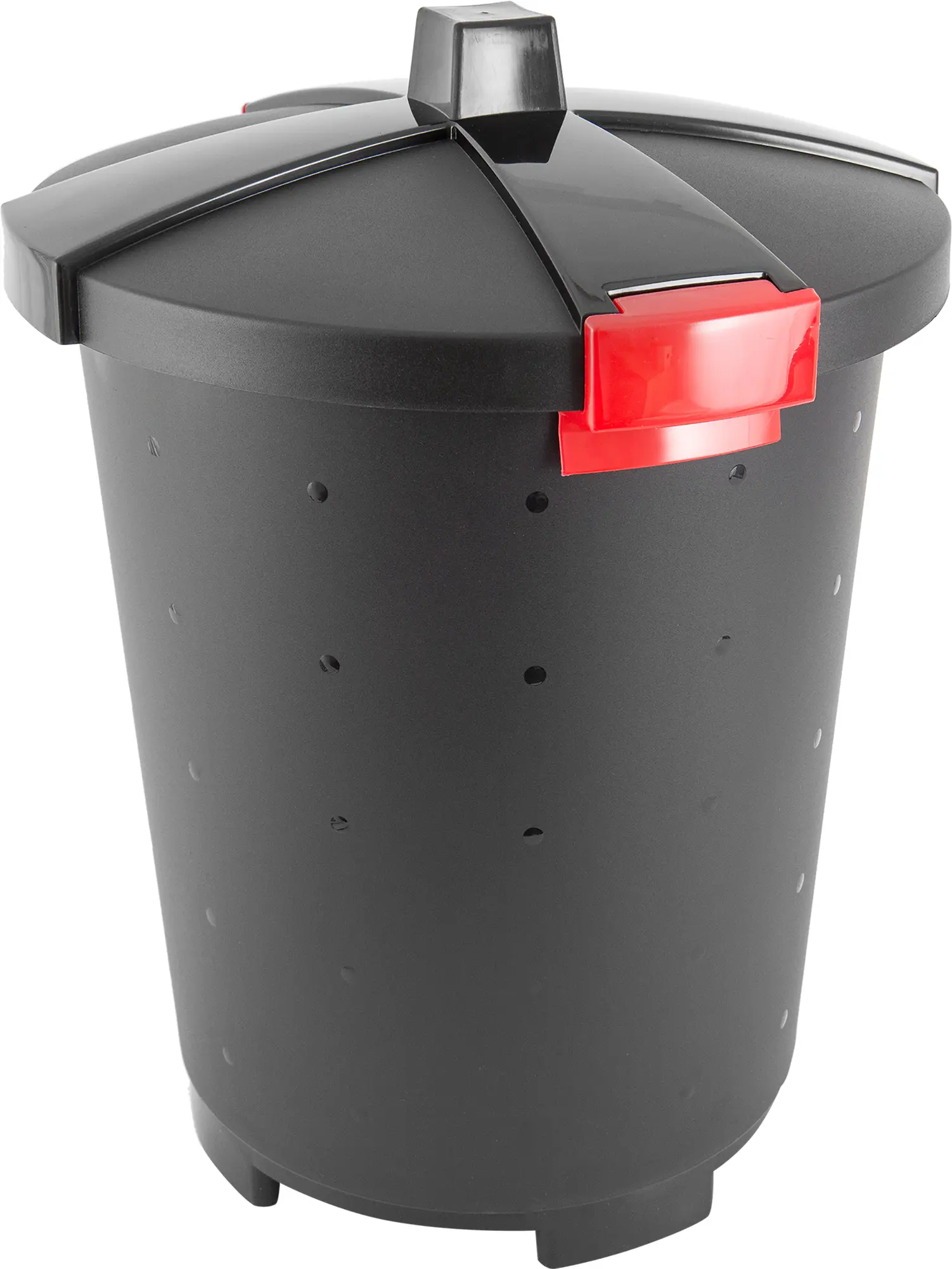 Изображение товара Бак садовый для мусора 65 л с крышкой и ручкой-клипсой