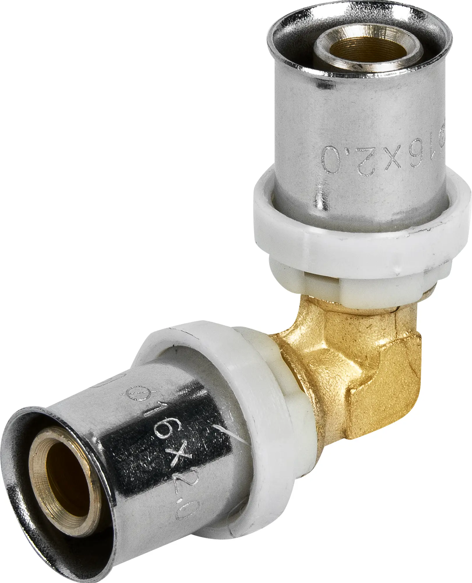 Изображение товара Угол 90° Aquabeam 16x16 мм латунь ABP.251.Y.001616