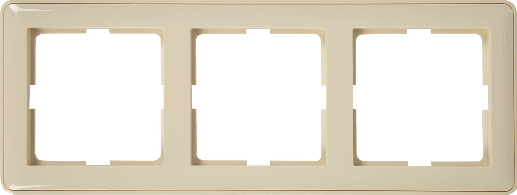 Изображение товара Рамка для розеток и выключателей W59 3 поста, слоновая кость, SYSTEME ELECTRIC