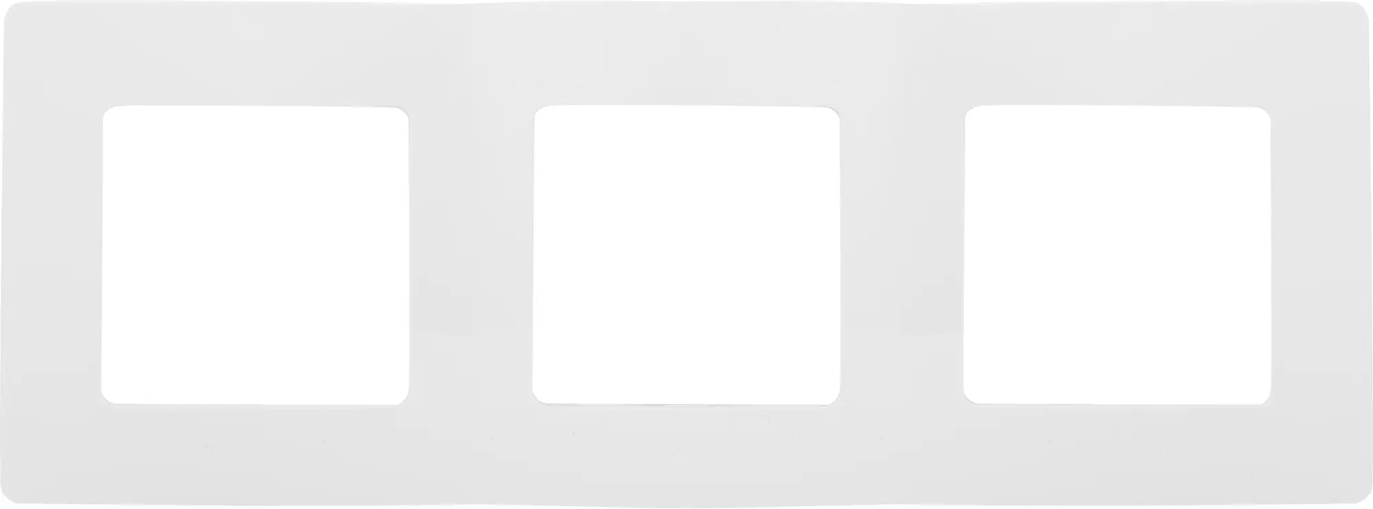Изображение товара Рамка для розеток и выключателей Legrand Etika 3 поста белый глянцевый