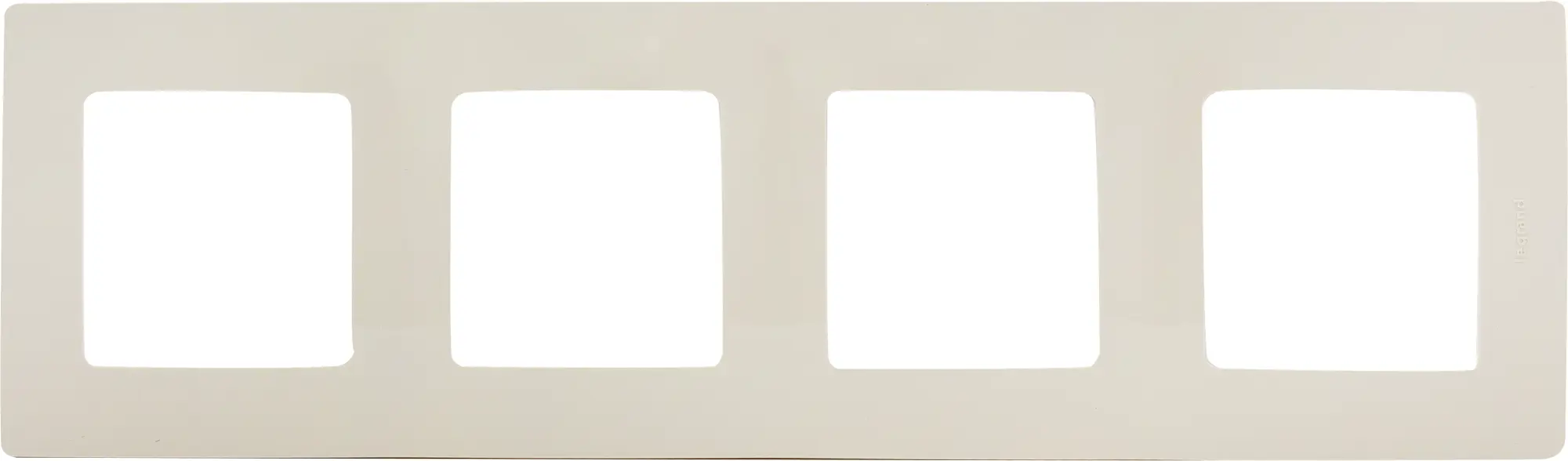 Изображение товара Рамка для розеток и выключателей Legrand Etika 4 поста слоновая кость
