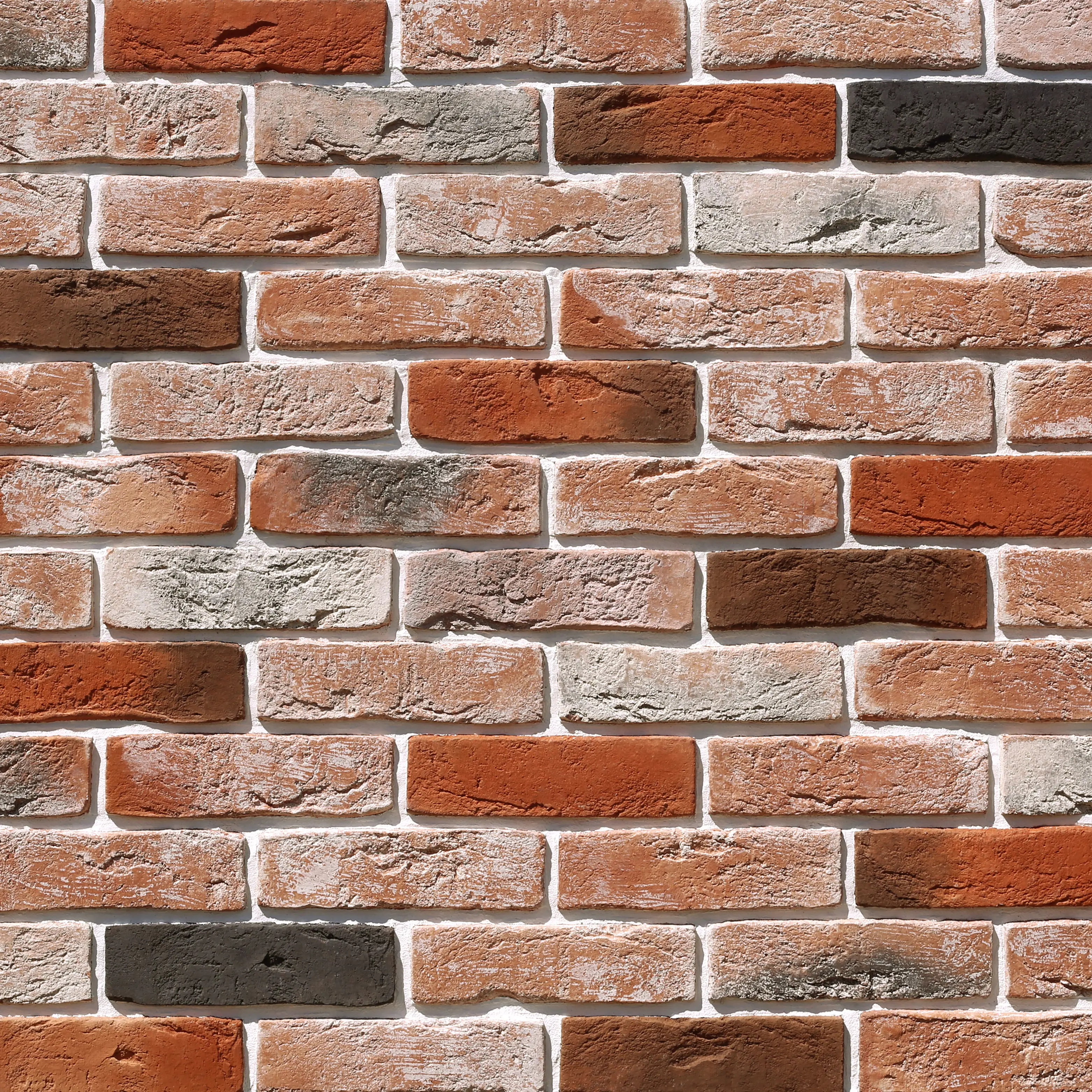 Изображение товара Искусственный камень Лондон Брик темно-оранжевый 1.16 м² для внутренней и наружной отделки