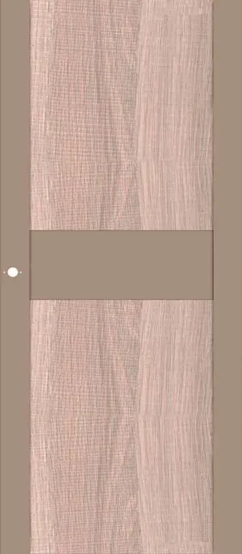 Изображение товара Межкомнатная стеклённая дверь арт лайн 80x200 см какао холст