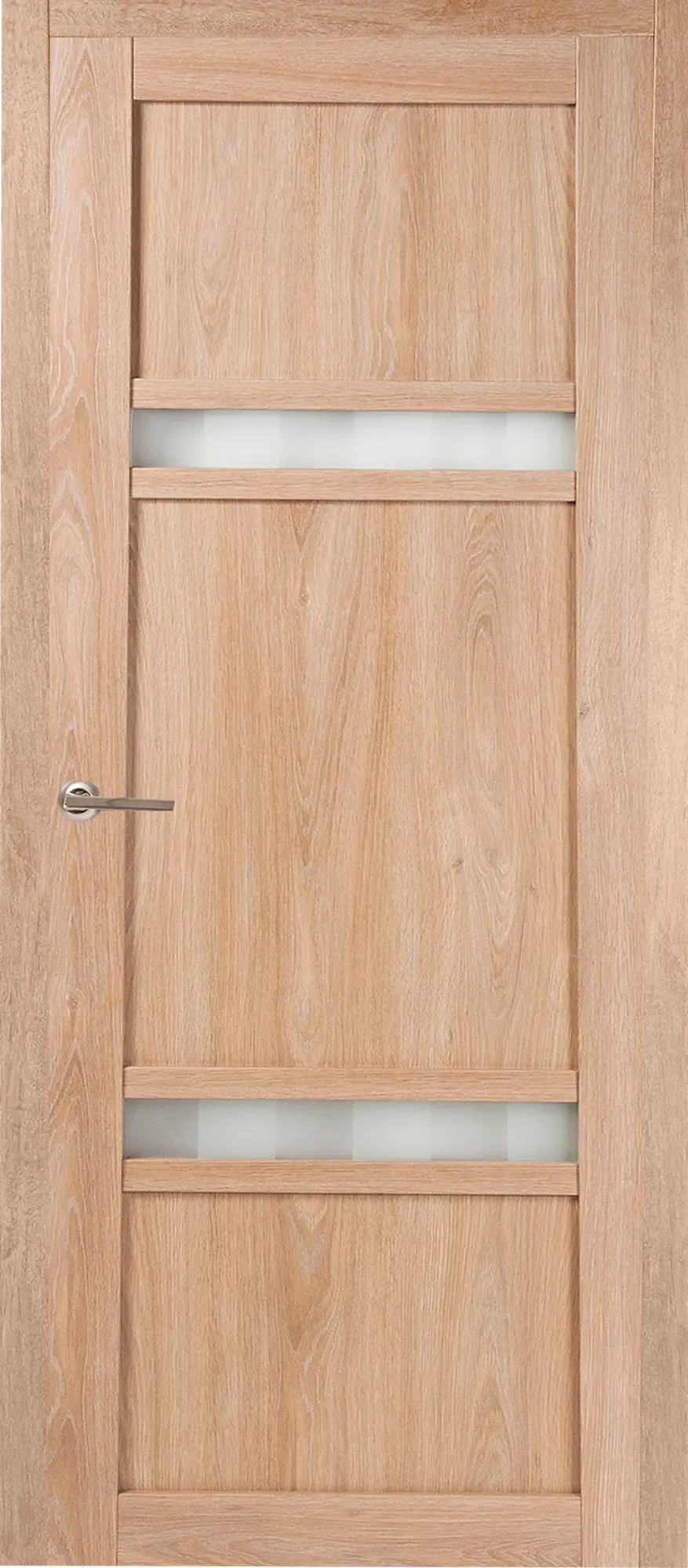 Изображение товара Межкомнатная глухая дверь Риволо 60x200 см натуральный дуб современный стиль