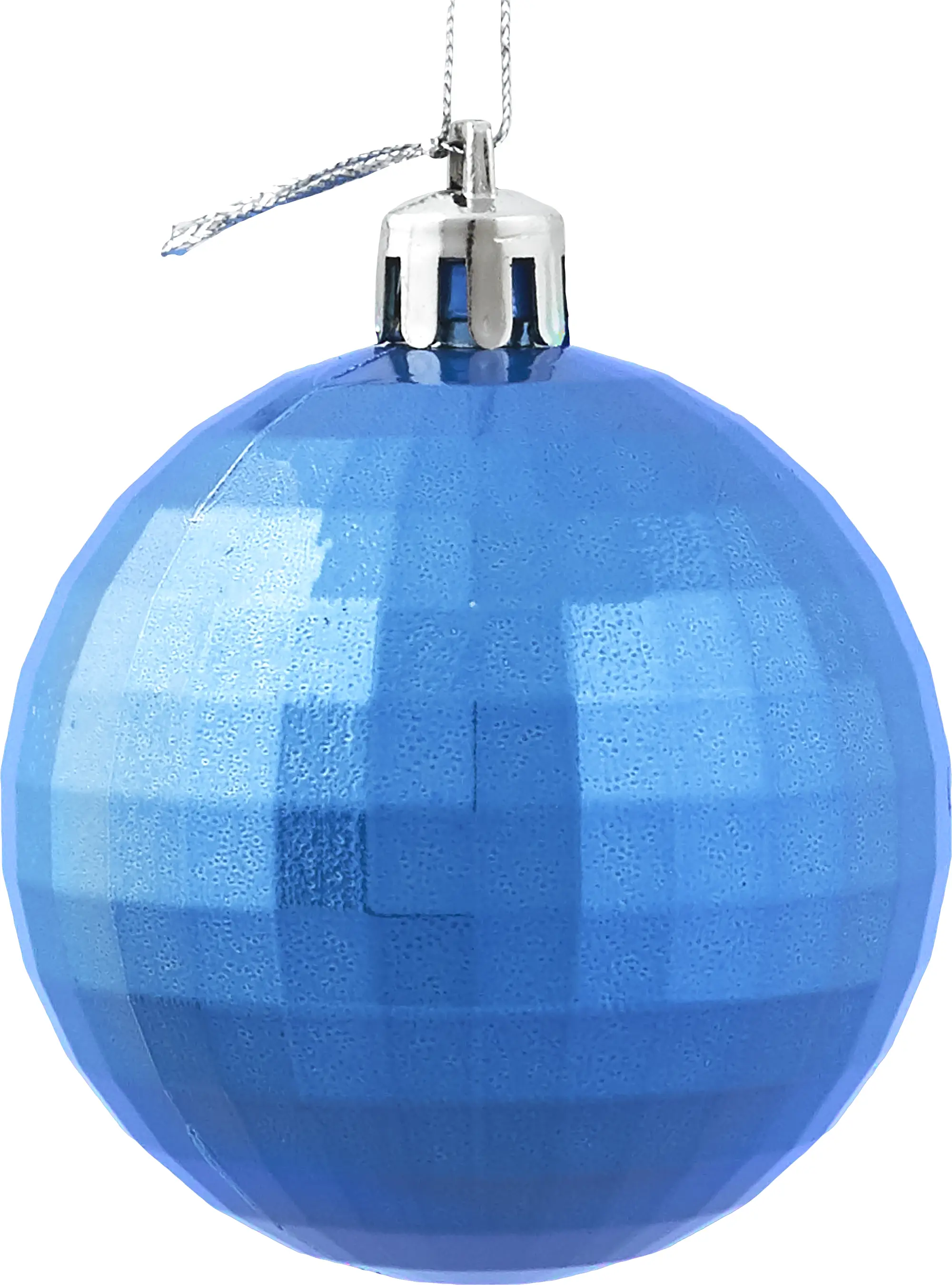 Изображение товара Шар ёлочный «Диско» 6 см, пластик, цвет синий