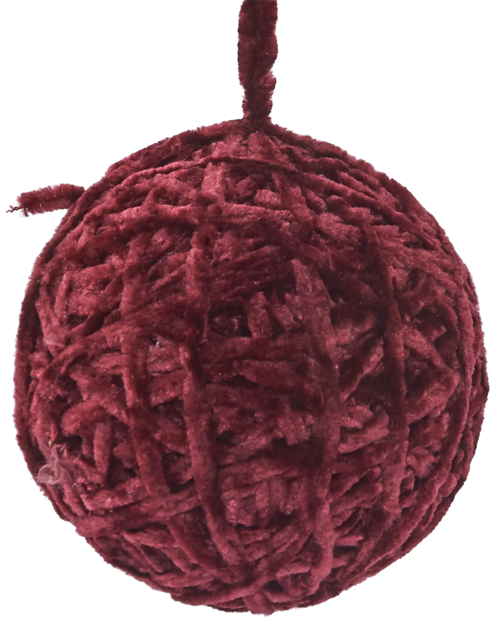 Изображение товара Шар ёлочный, 8 см, цвет бордовый