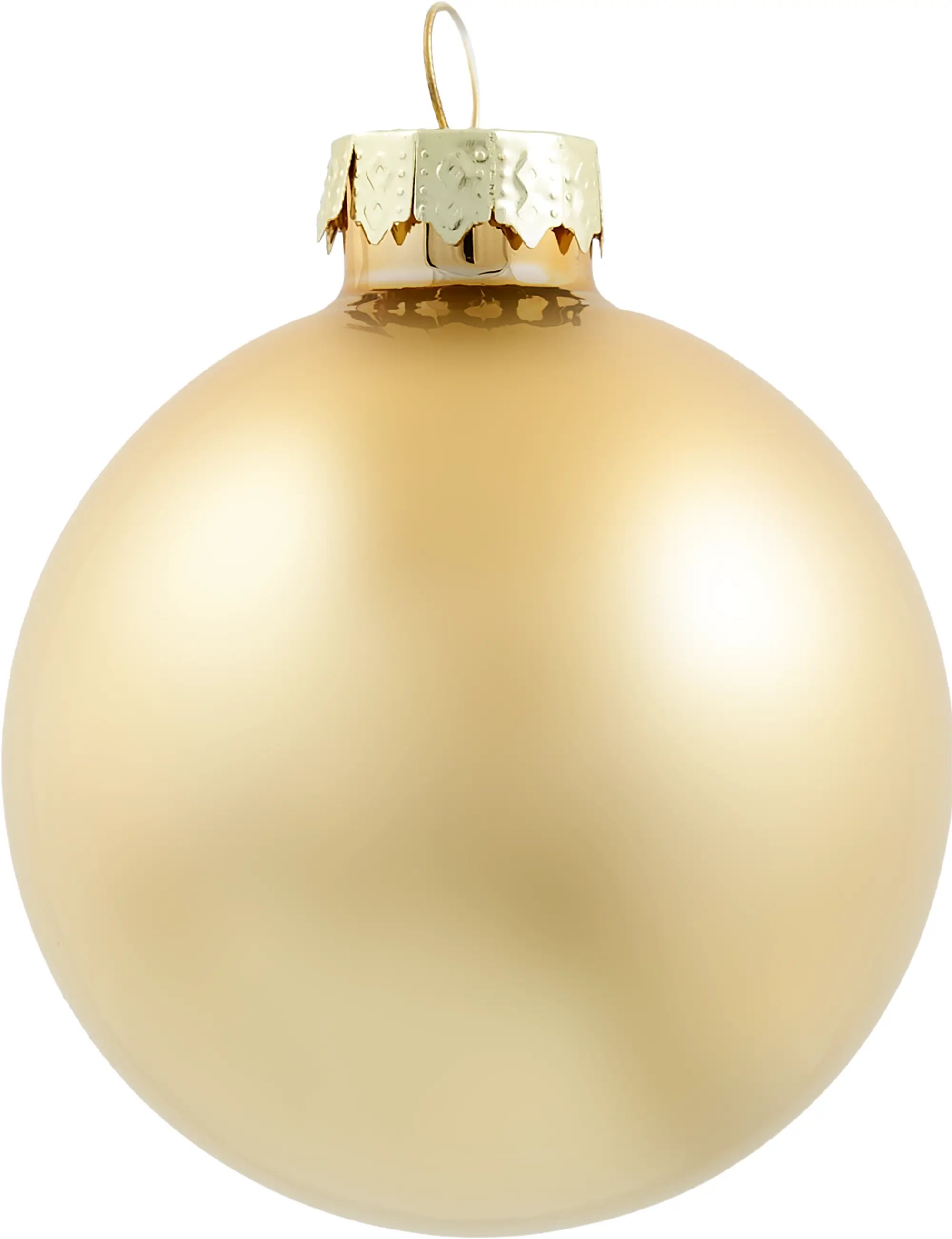 Изображение товара Набор ёлочных шаров 4 шт, стекло, цвет золотой, прозрачный