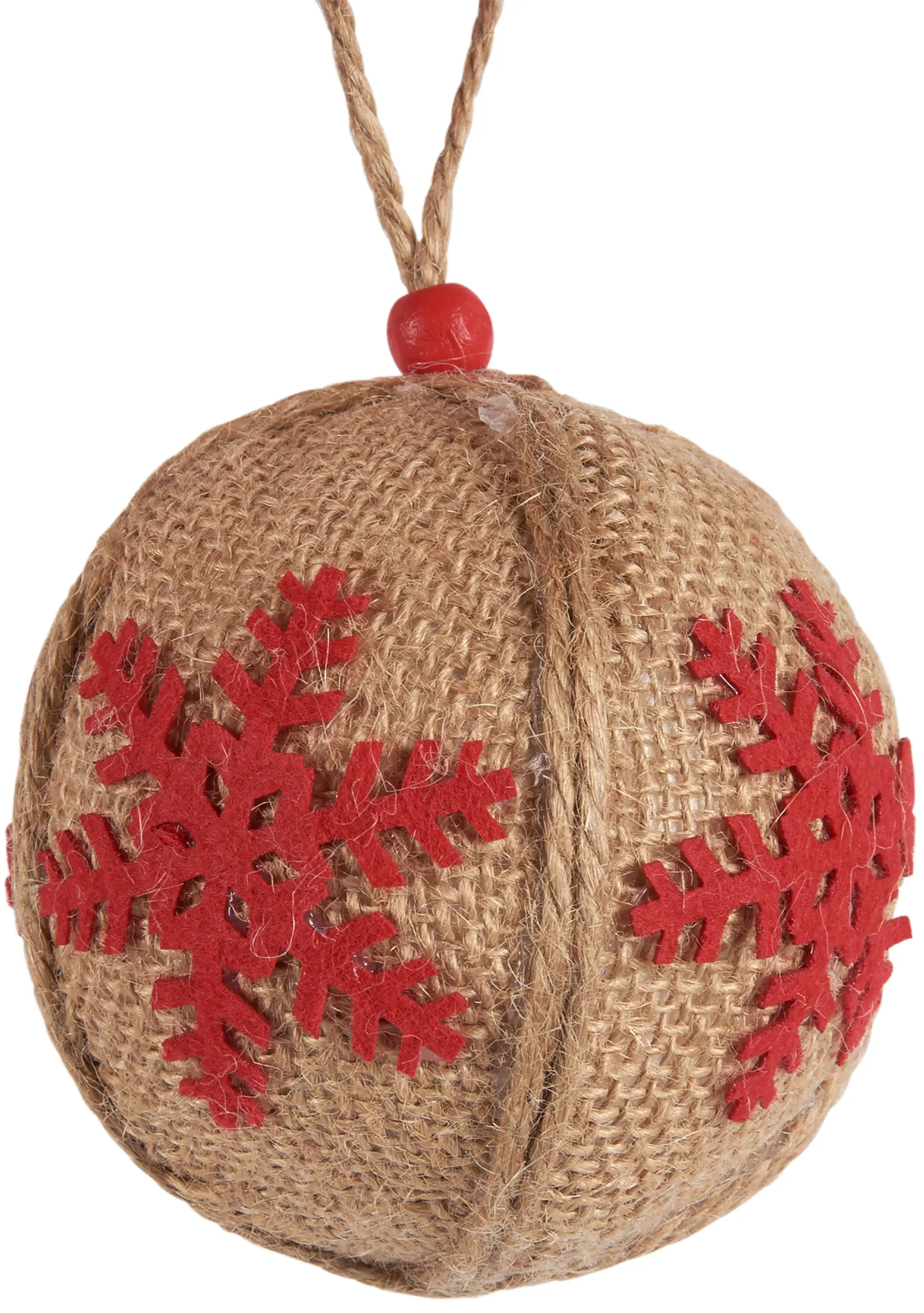 Изображение товара Шар ёлочный, 8 см, цвет натуральный