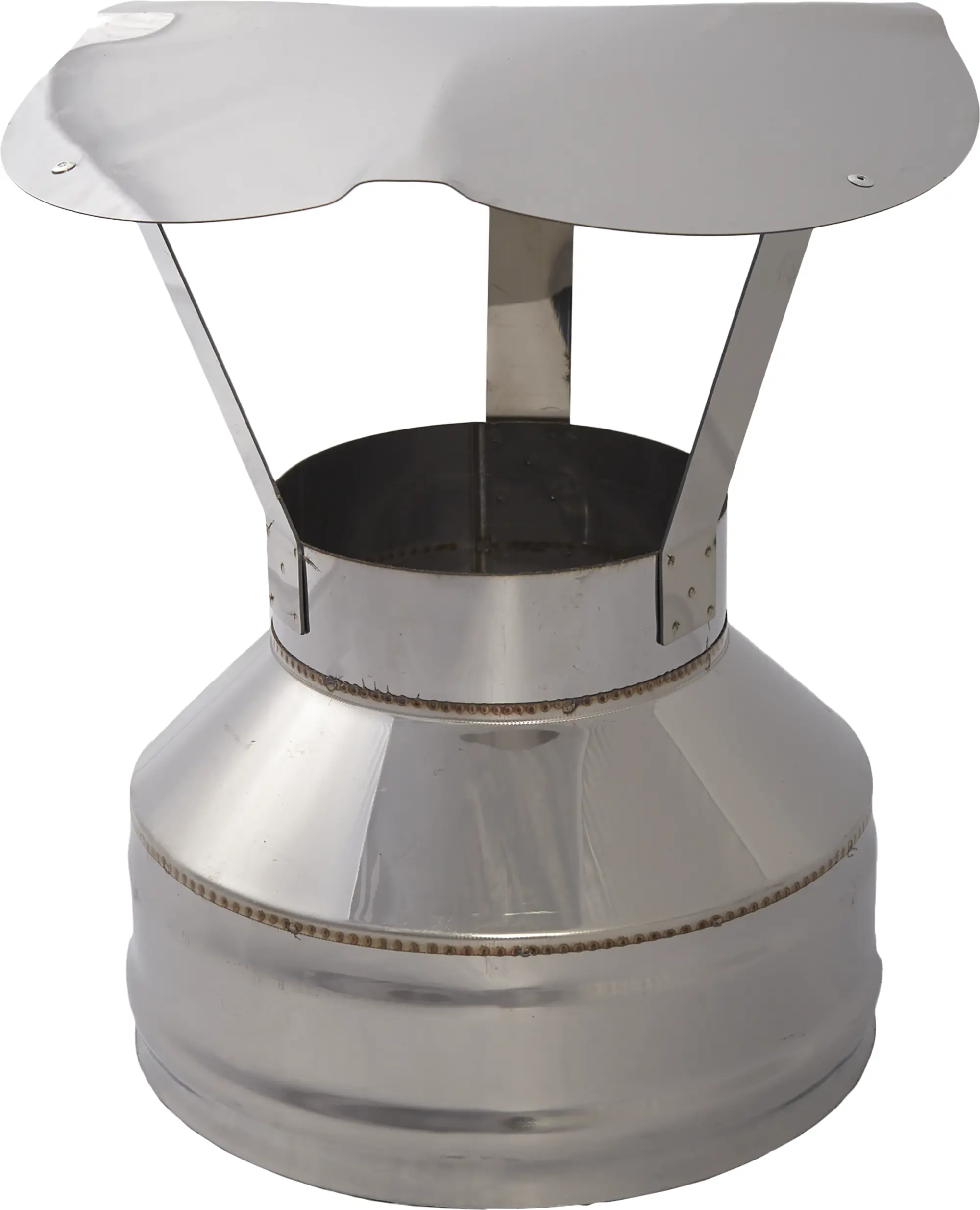 Изображение товара Оголовок Corax D120x200 мм Ferrum430 из нержавеющей стали для дымохода