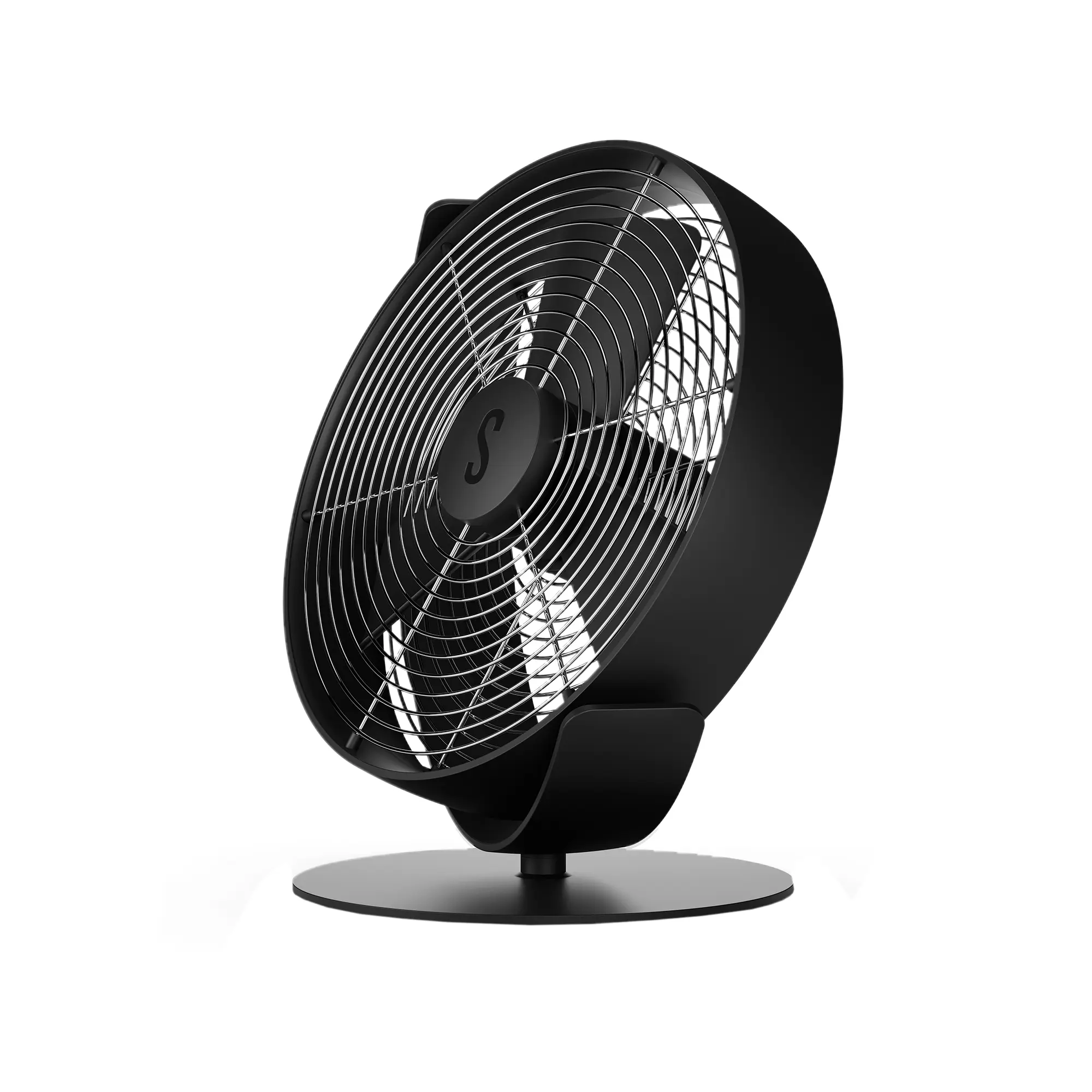 Изображение товара Настольный вентилятор Stadler form Tim Black 25 см, USB и аккумулятор