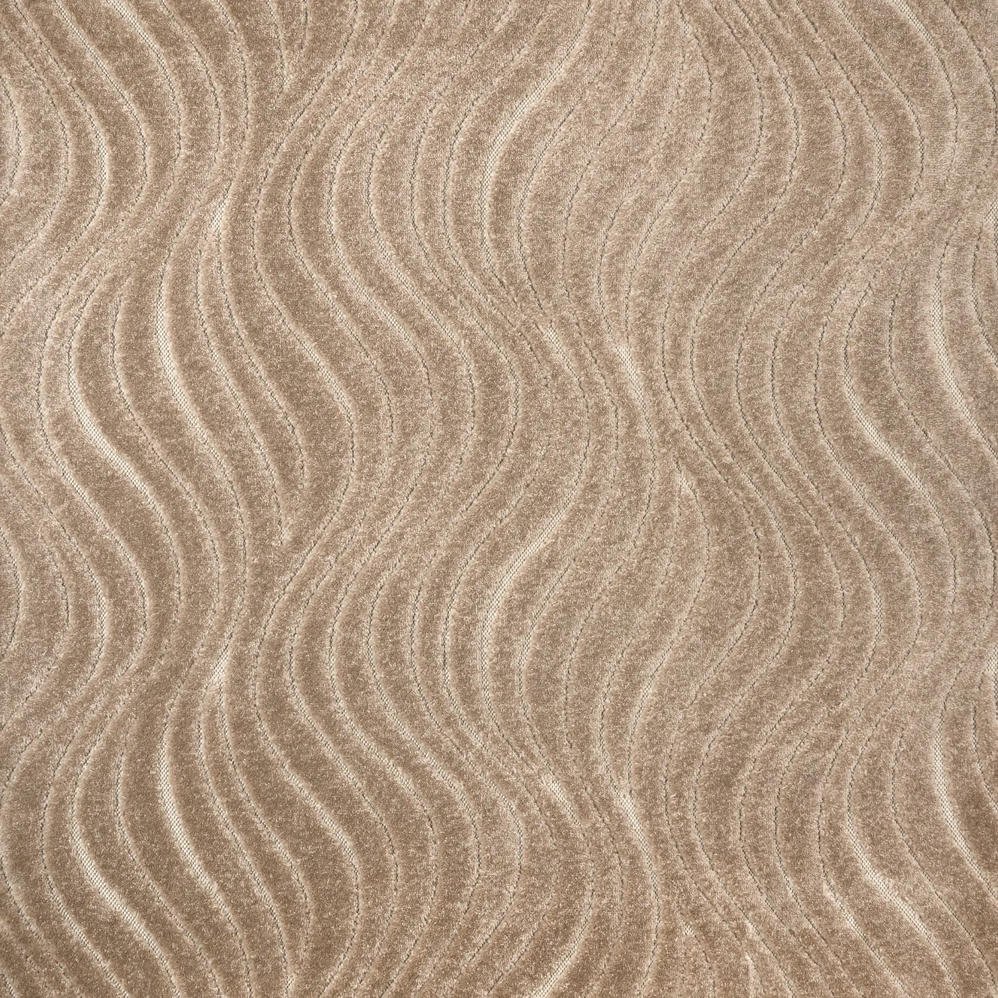 Изображение товара Ковровое покрытие Волна 1 м бежевое из полипропилена