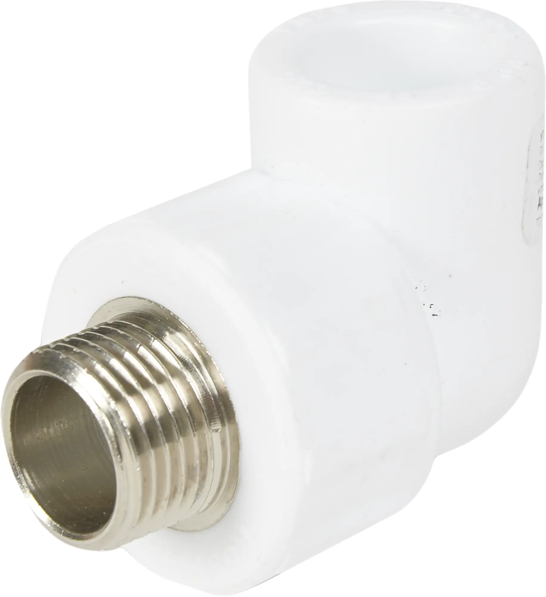 Изображение товара Угол комбинированный 90° РВК 1/2"x20 мм НР ВП полипропилен