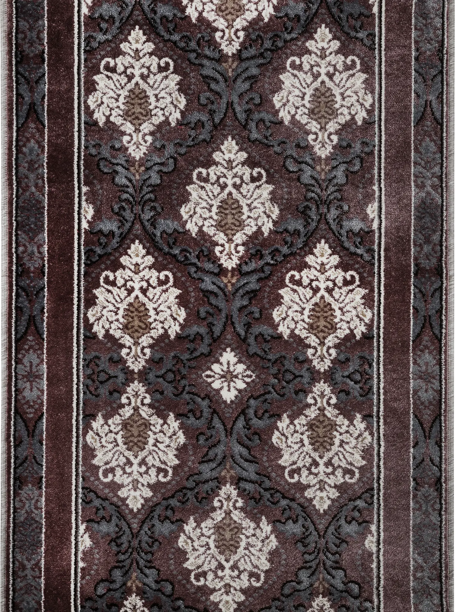 Изображение товара Ковровая дорожка Манхэттэн 3277B5 1 м красная/белая/бордовая