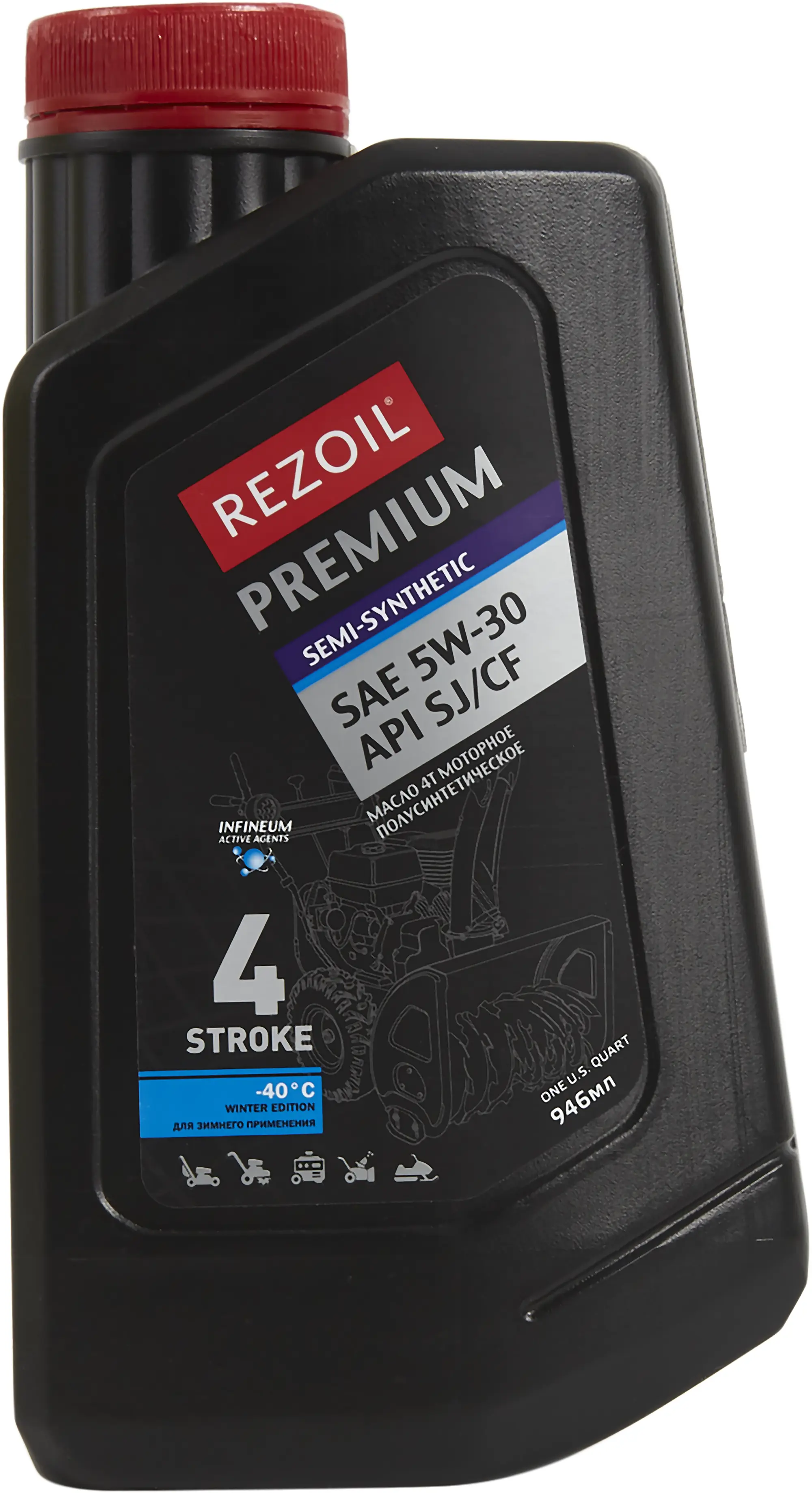 Изображение товара Масло моторное 4Т Rezoil Premium 5W-30 полусинтетическое 1 л