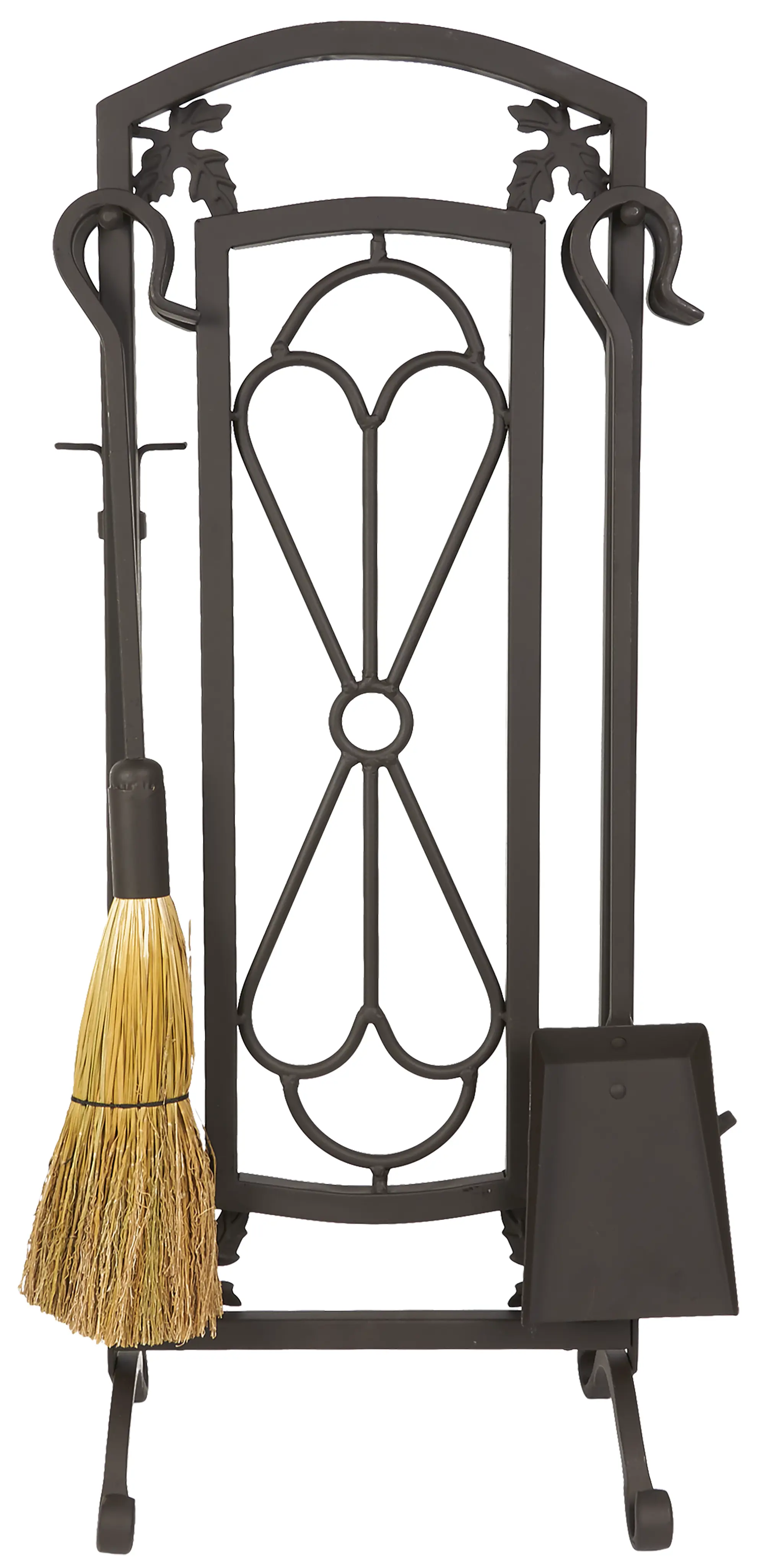 Изображение товара Камінний набір T400AGK античне золото і чорний сталевий комплект для камина