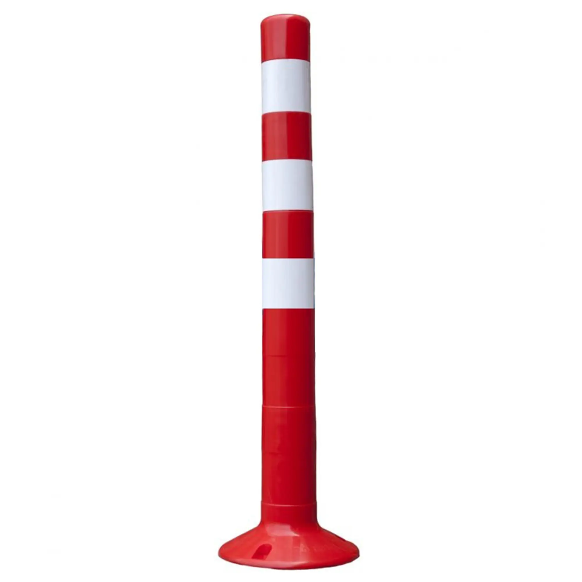 Изображение товара Парковочный столбик гибкий, 75 см, цвет красный/белый