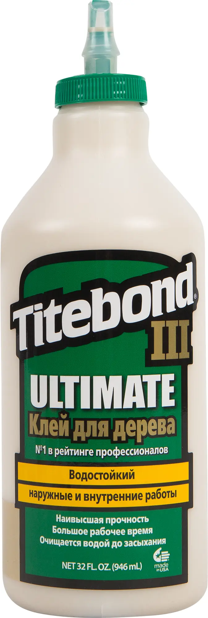 Изображение товара Клей Titebond III Ulimate влагостойкий 946 мл для древесины