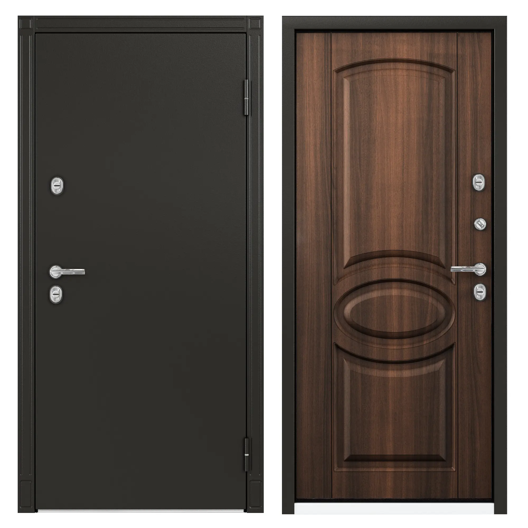 Изображение товара Металлическая дверь Термо С-2 с терморазрывом и высоким уровнем безопасности