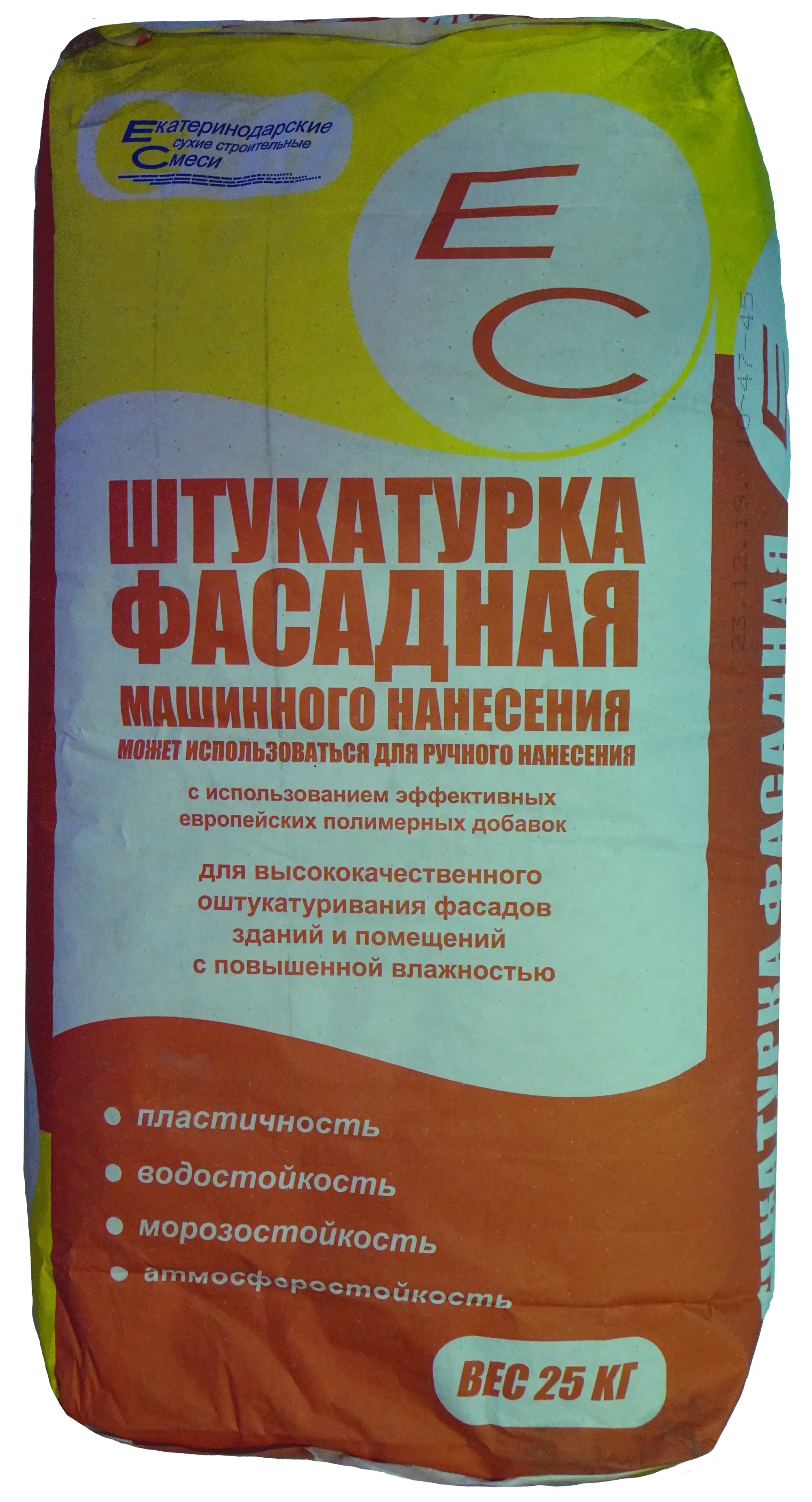 Изображение товара Штукатурка цементная ЕС механизированная 25 кг