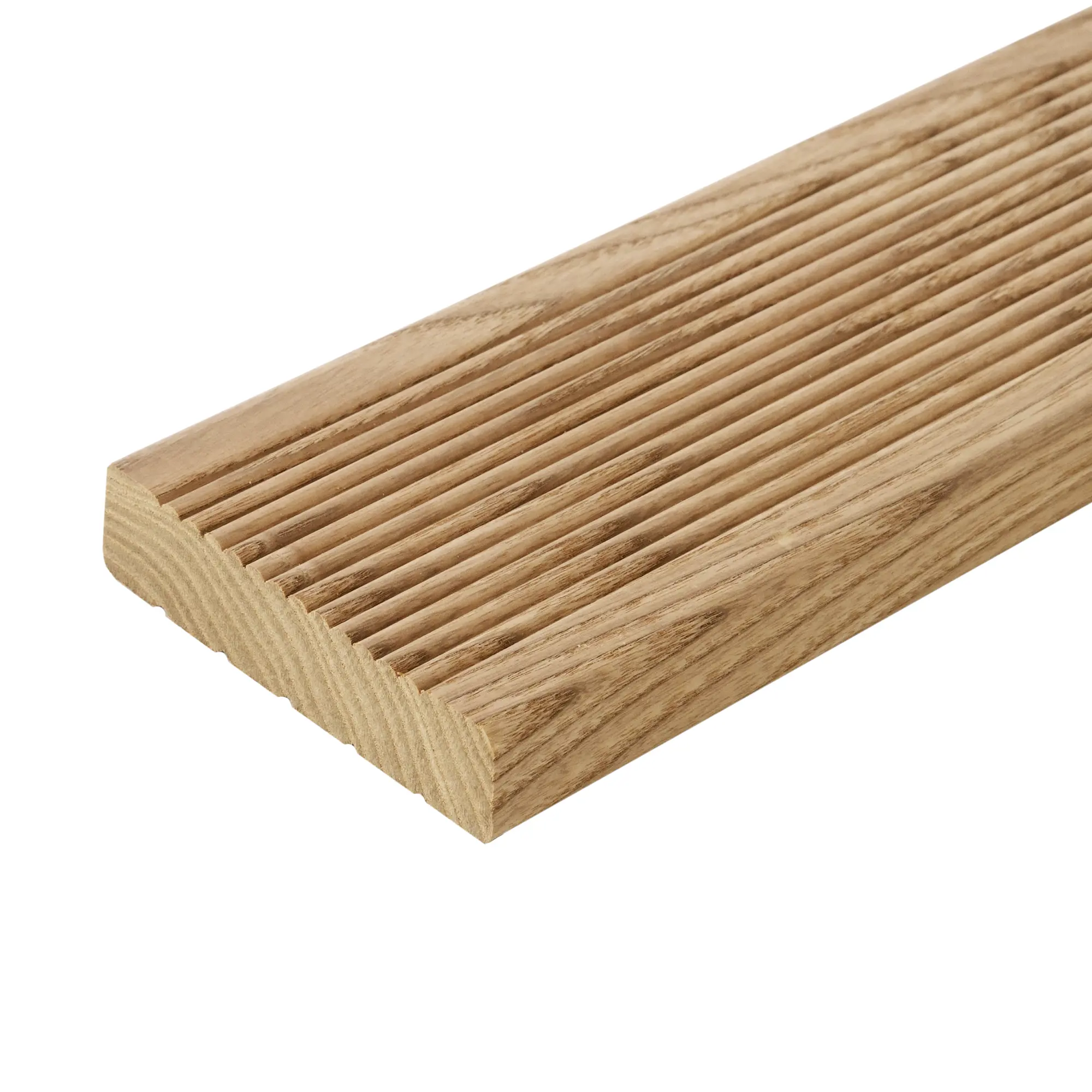 Изображение товара Террасная доска Термо-Ясень Оптима 2000х90х20 мм Вельвет 0.18 м²