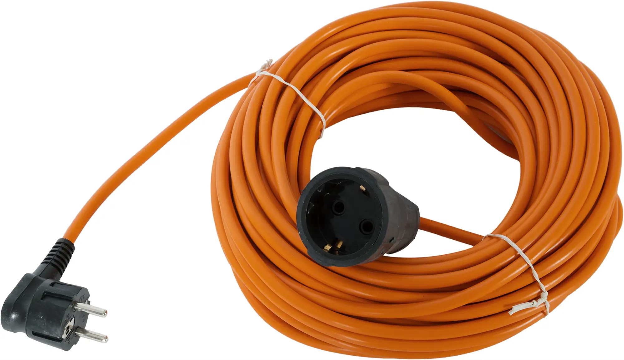 Изображение товара Удлинитель-шнур садовый 1 розетка 20 м 2200 Вт с заземлением оранжевый